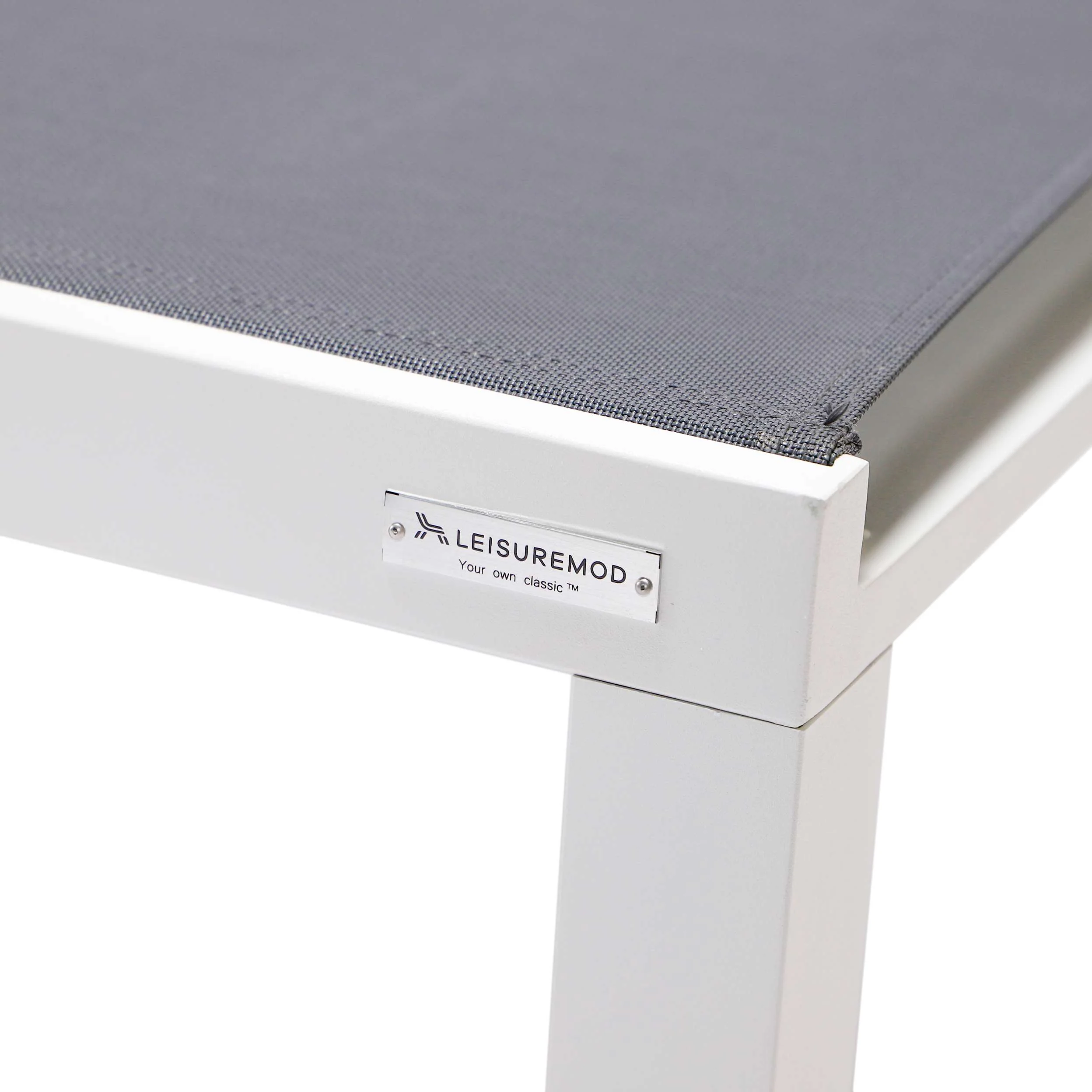 LeisureMod Marlin Modern White Aluminum Outdoor Patio Chaise Lounge Chair - MLWCF21-77BL - Image 55