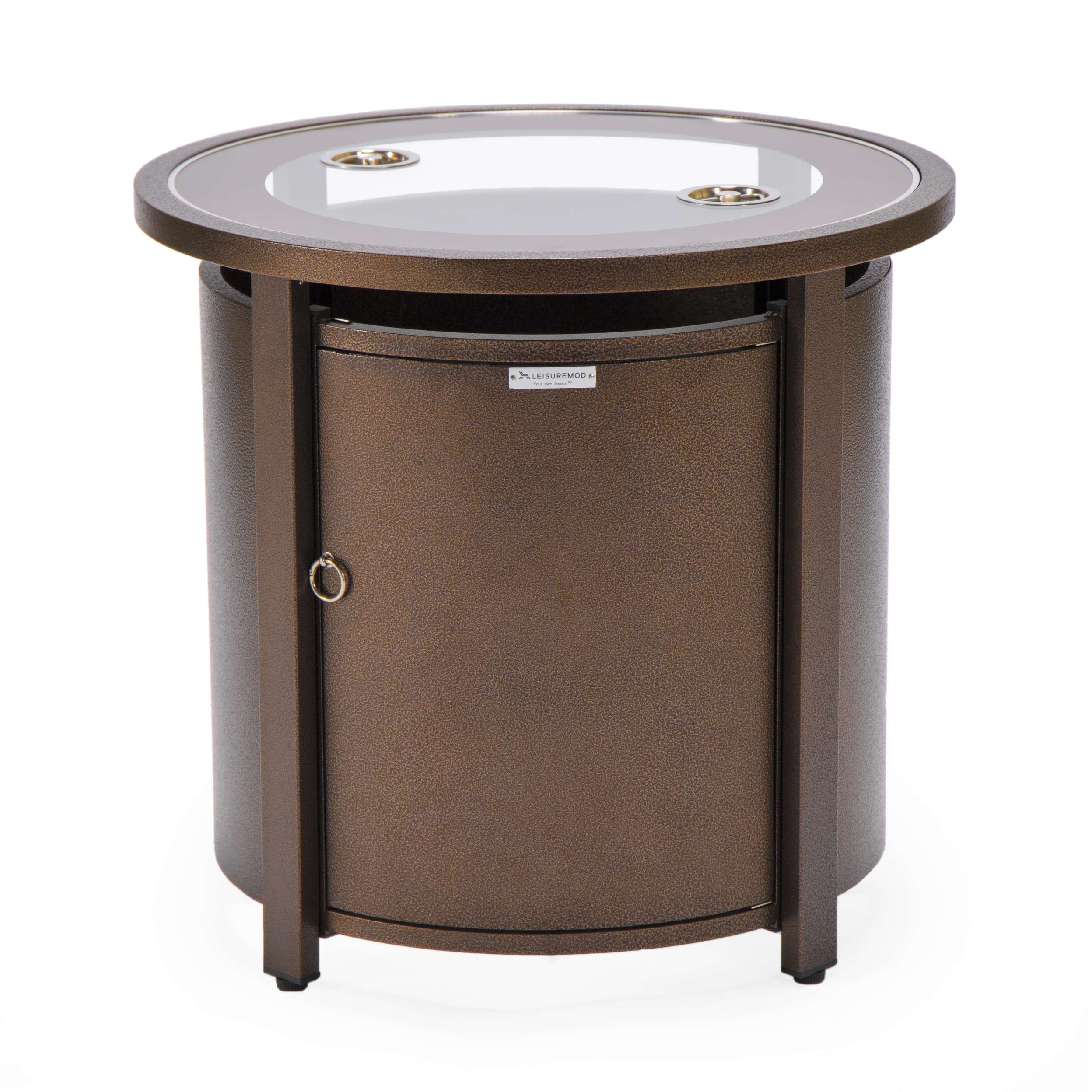 LeisureMod Walbrooke Black Patio Round Tank Holder - Image 17