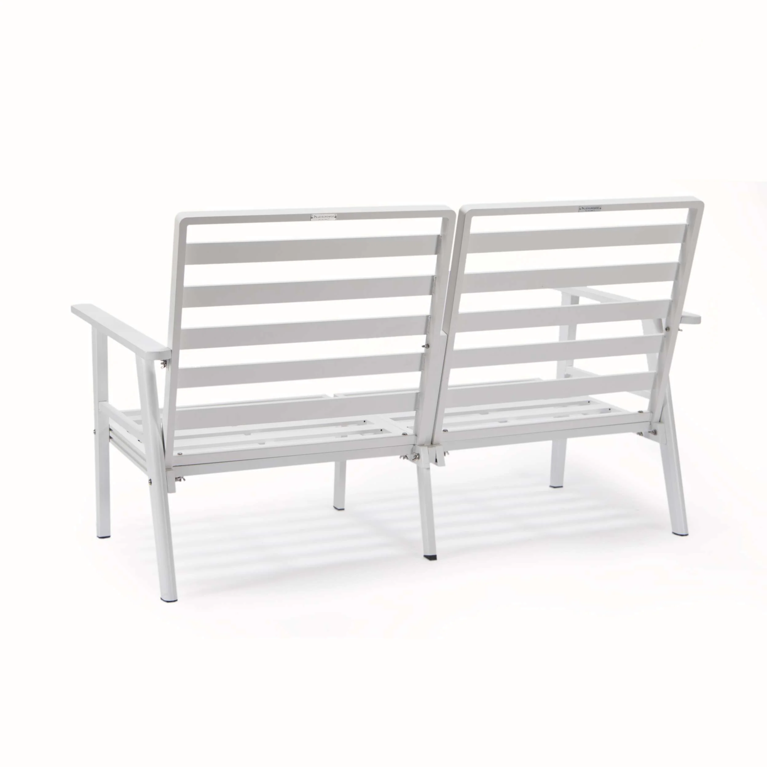 LeisureMod Walbrooke Modern 3-Piece Outdoor Patio Set - Image 100