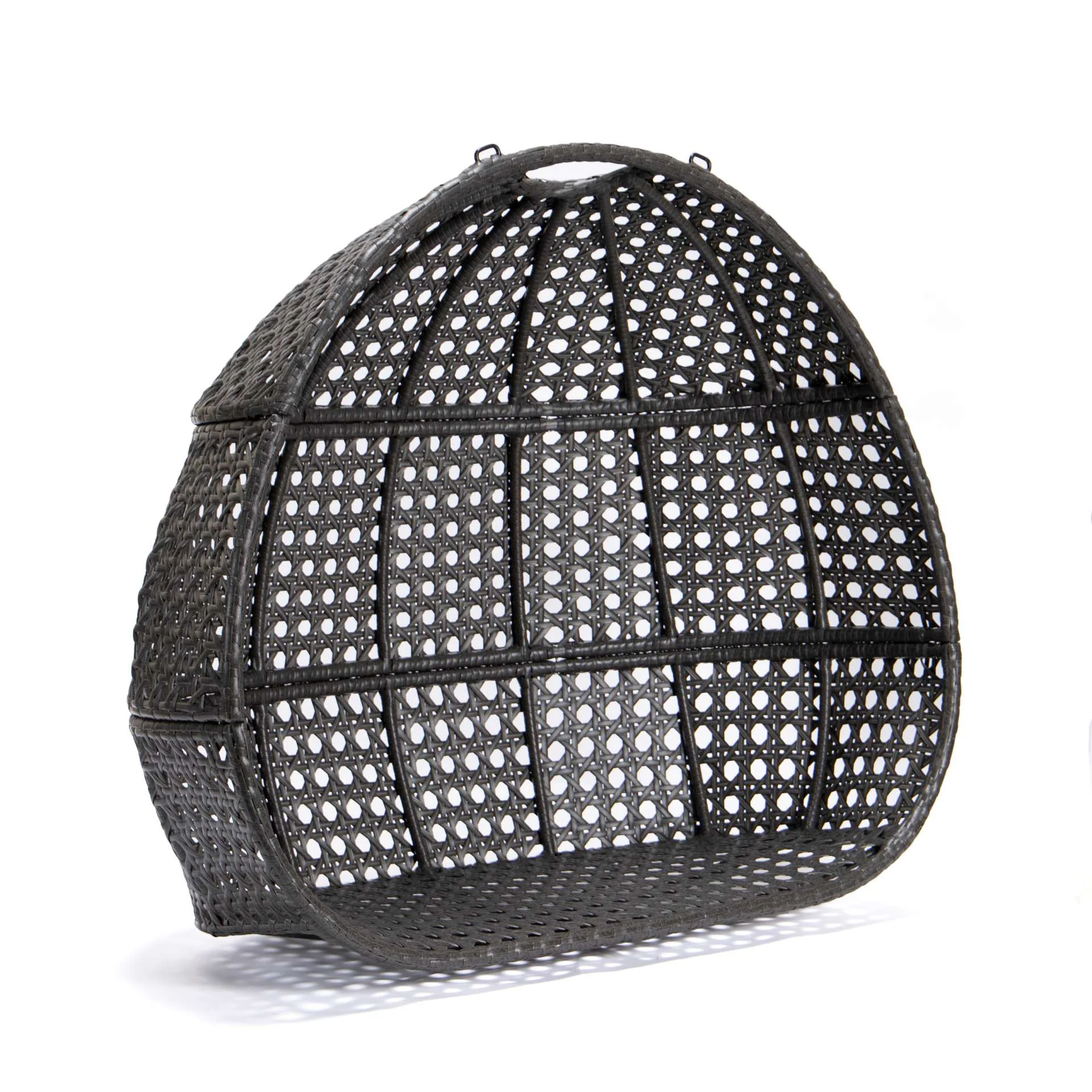 LeisureMod Wicker Hanging Double Egg Swing Chair - EKDCH-57BR - Image 4