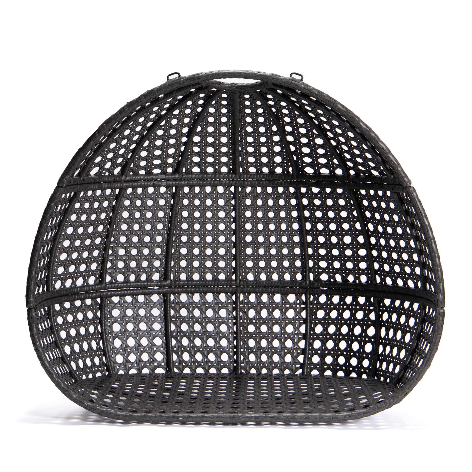 LeisureMod Wicker Hanging Double Egg Swing Chair - EKDCH-57BR - Image 9