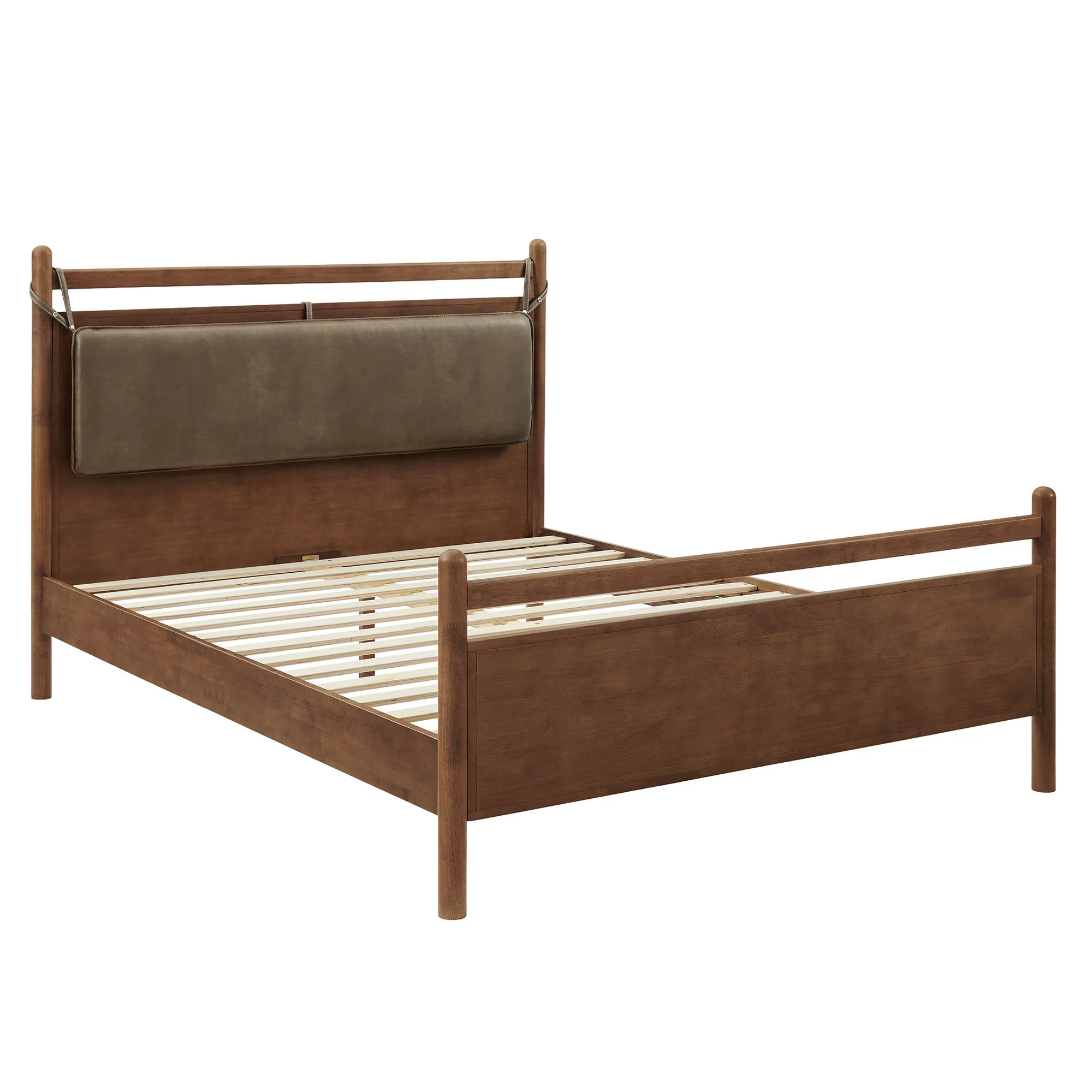 Leni Full Size Vegan Leather and Wood Platform Bed Frame by Modway - Image 12