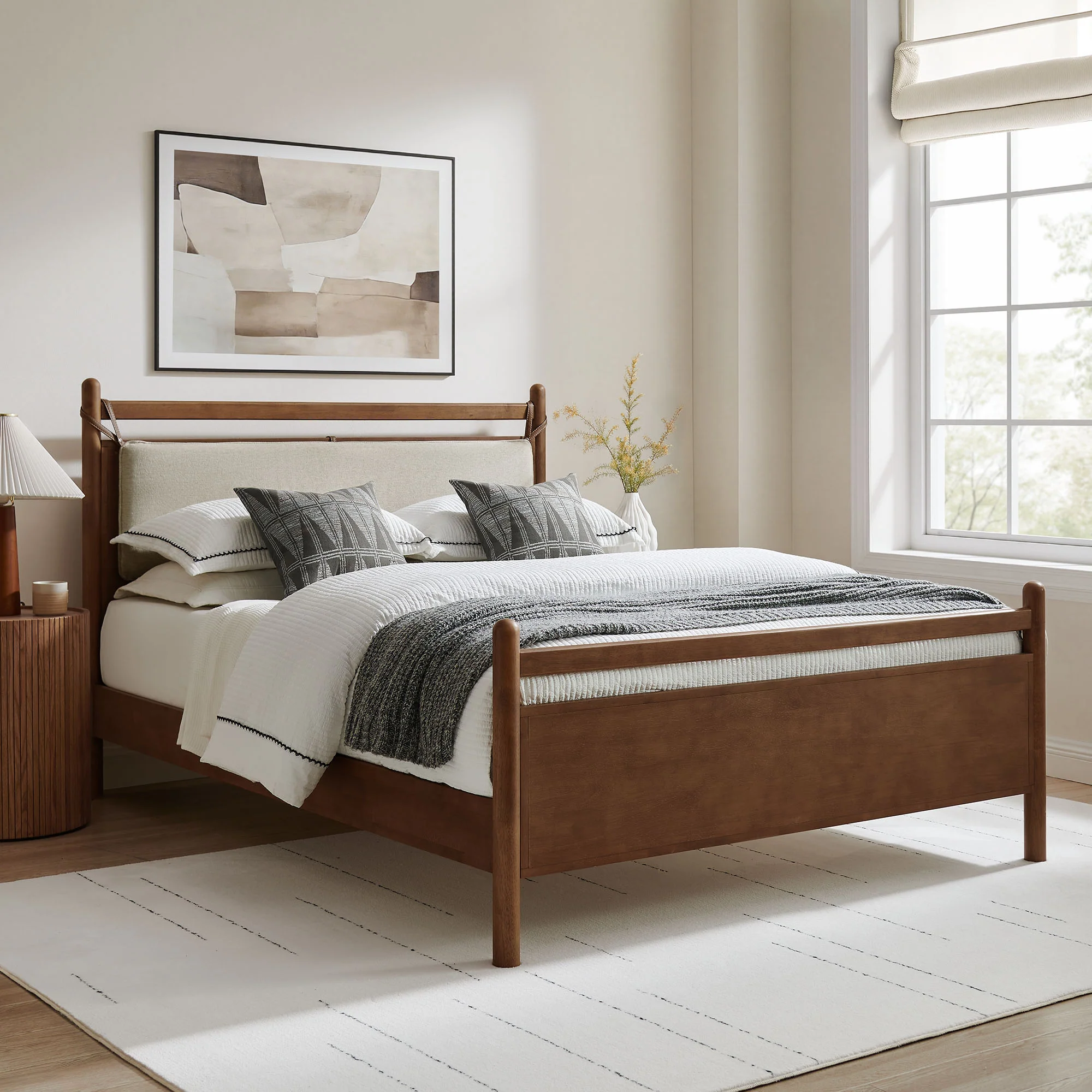 Leni Full Size Wood Platform Bed Frame by Modway - Image 17