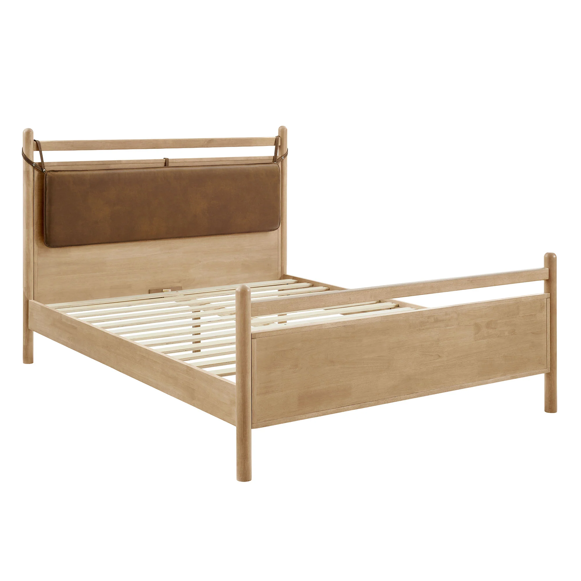 Leni Queen Size Vegan Leather and Wood Platform Bed Frame by Modway - Image 2