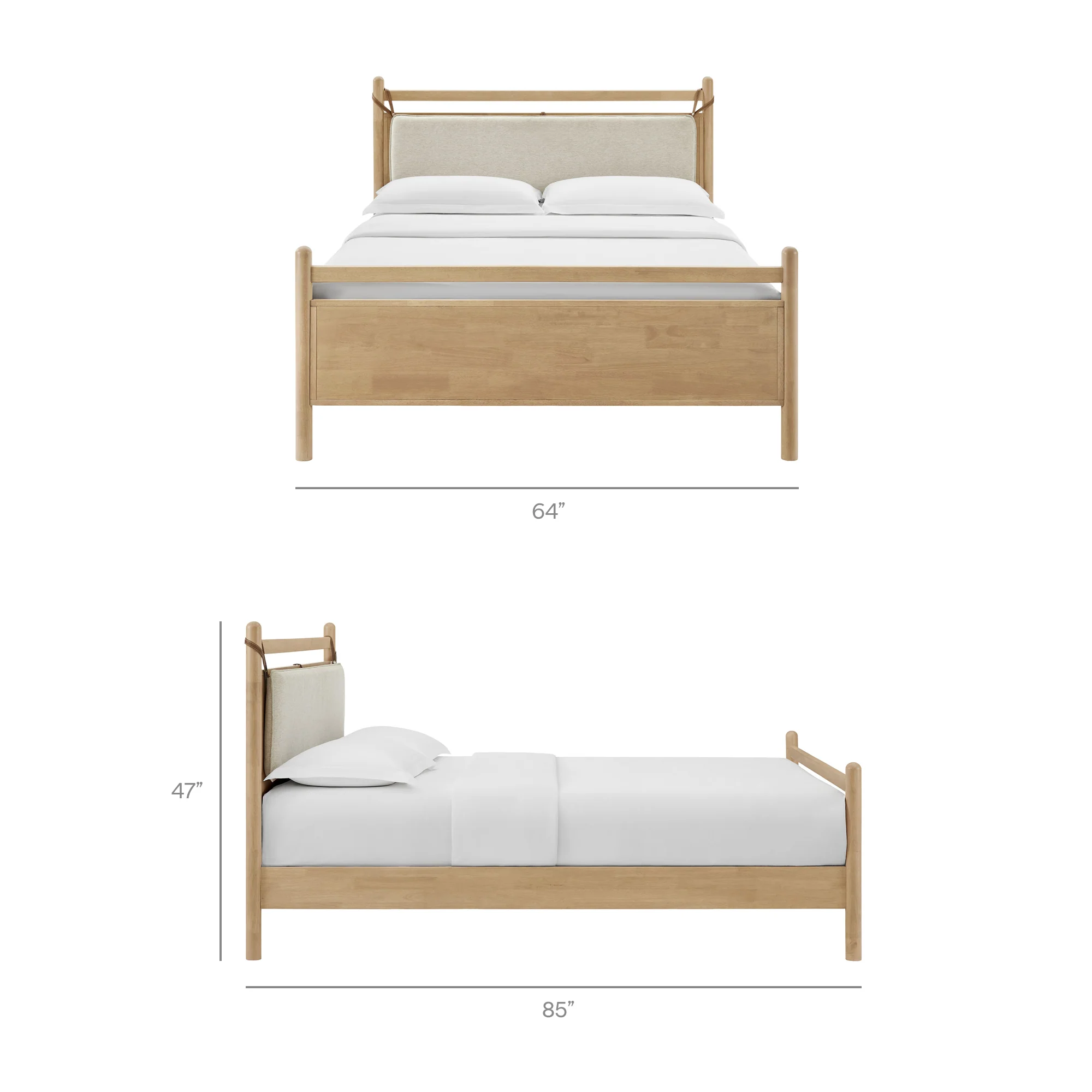 Leni Queen Size Wood Platform Bed Frame by Modway - Image 10