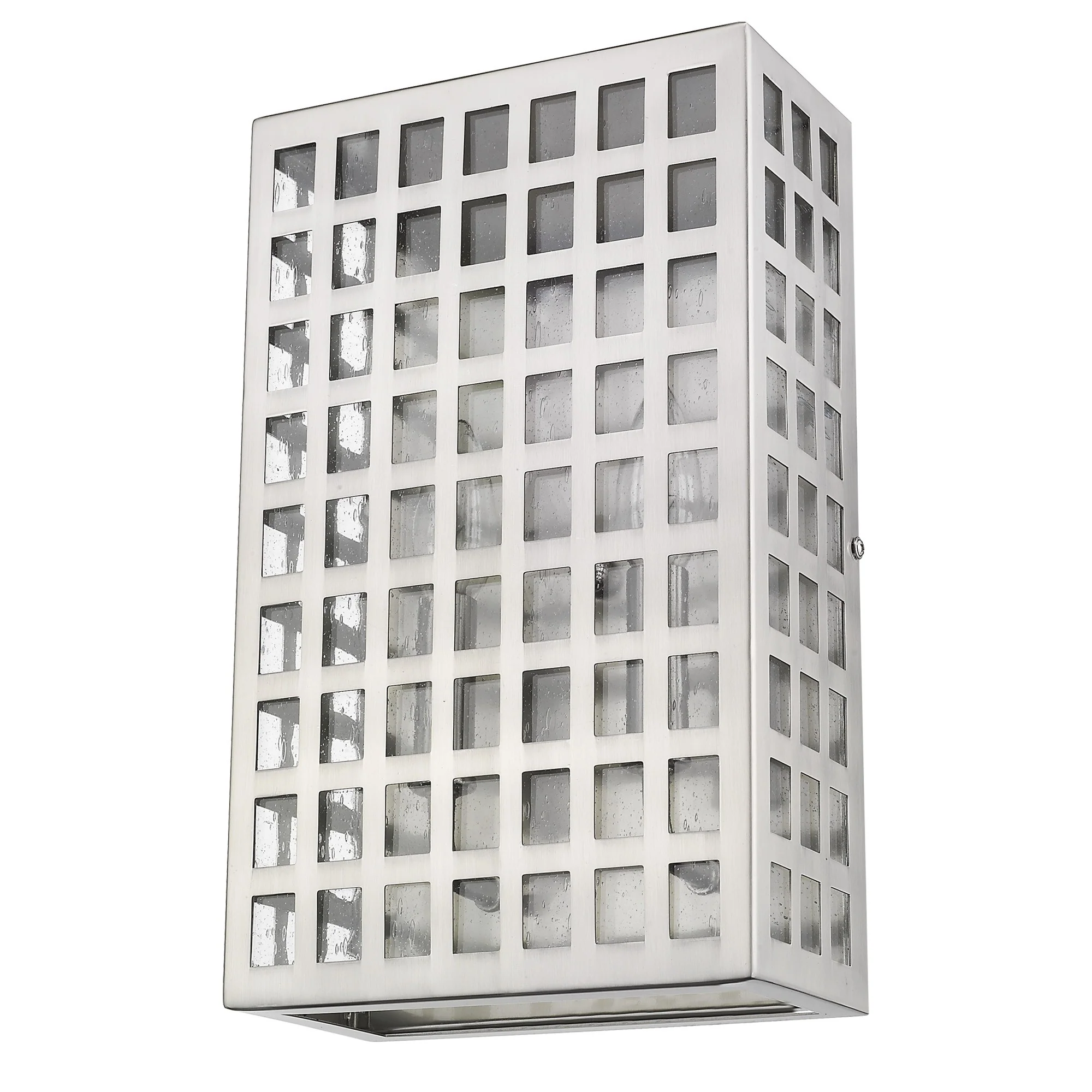 Letzel 2-Light Satin Nickel ADA Wall Sconce By Homeroots