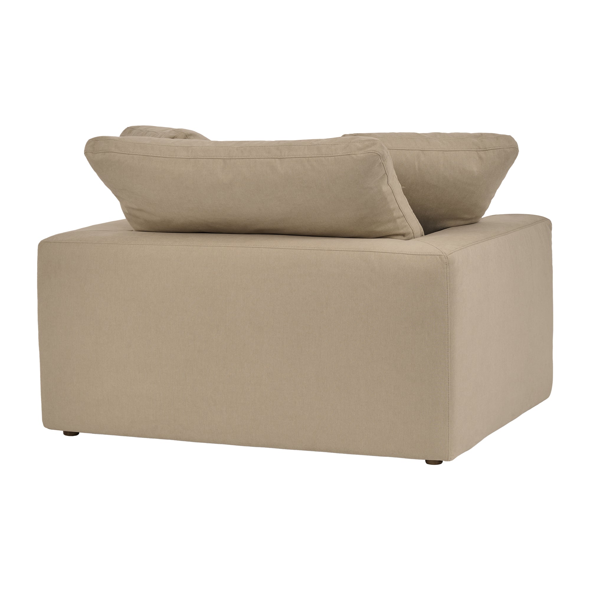 Liberty 51.5" Upholstered Chair and a Half in Slate Gray By Armen Living - Image 20