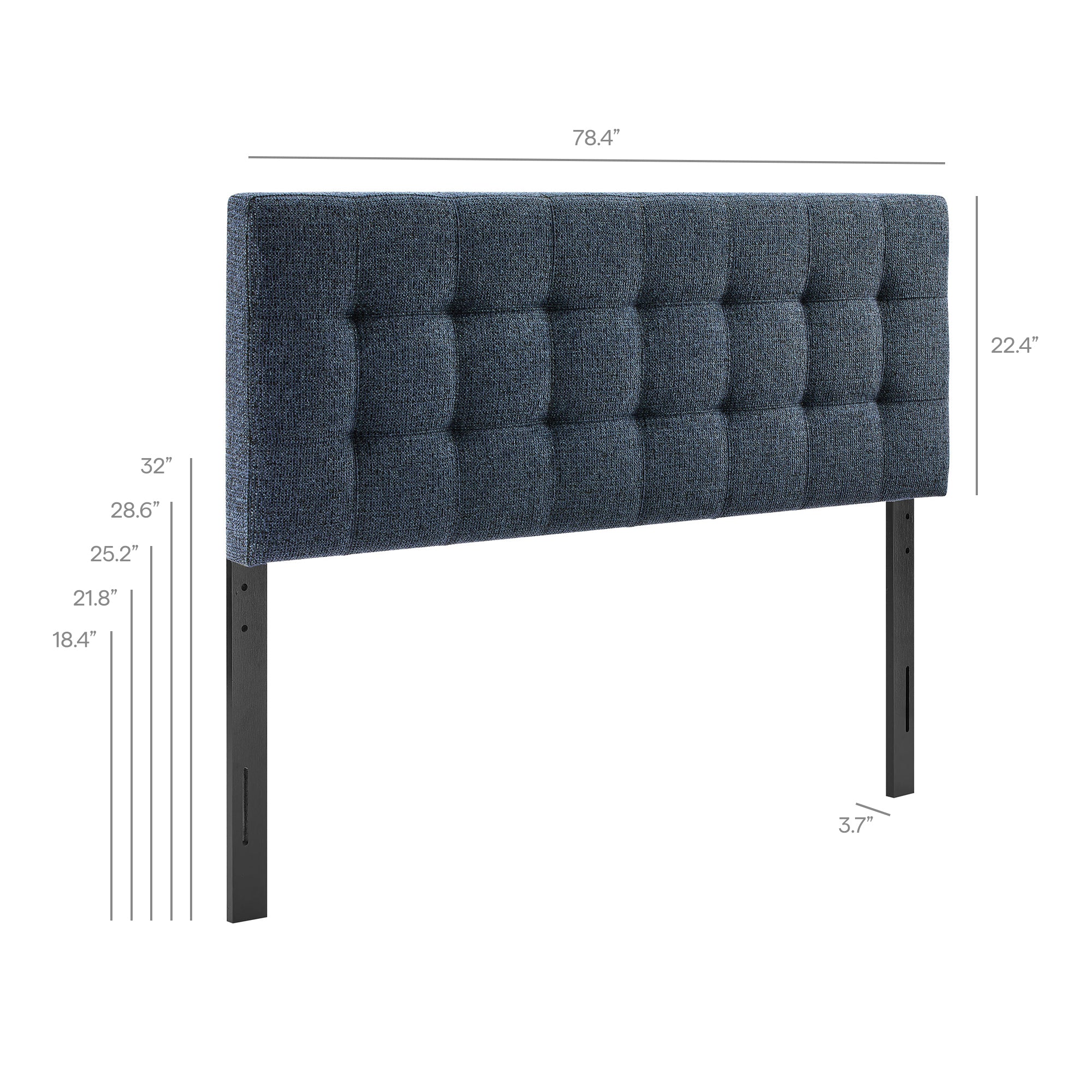 Lily Upholstered King Size Headboard by Modway - Image 24
