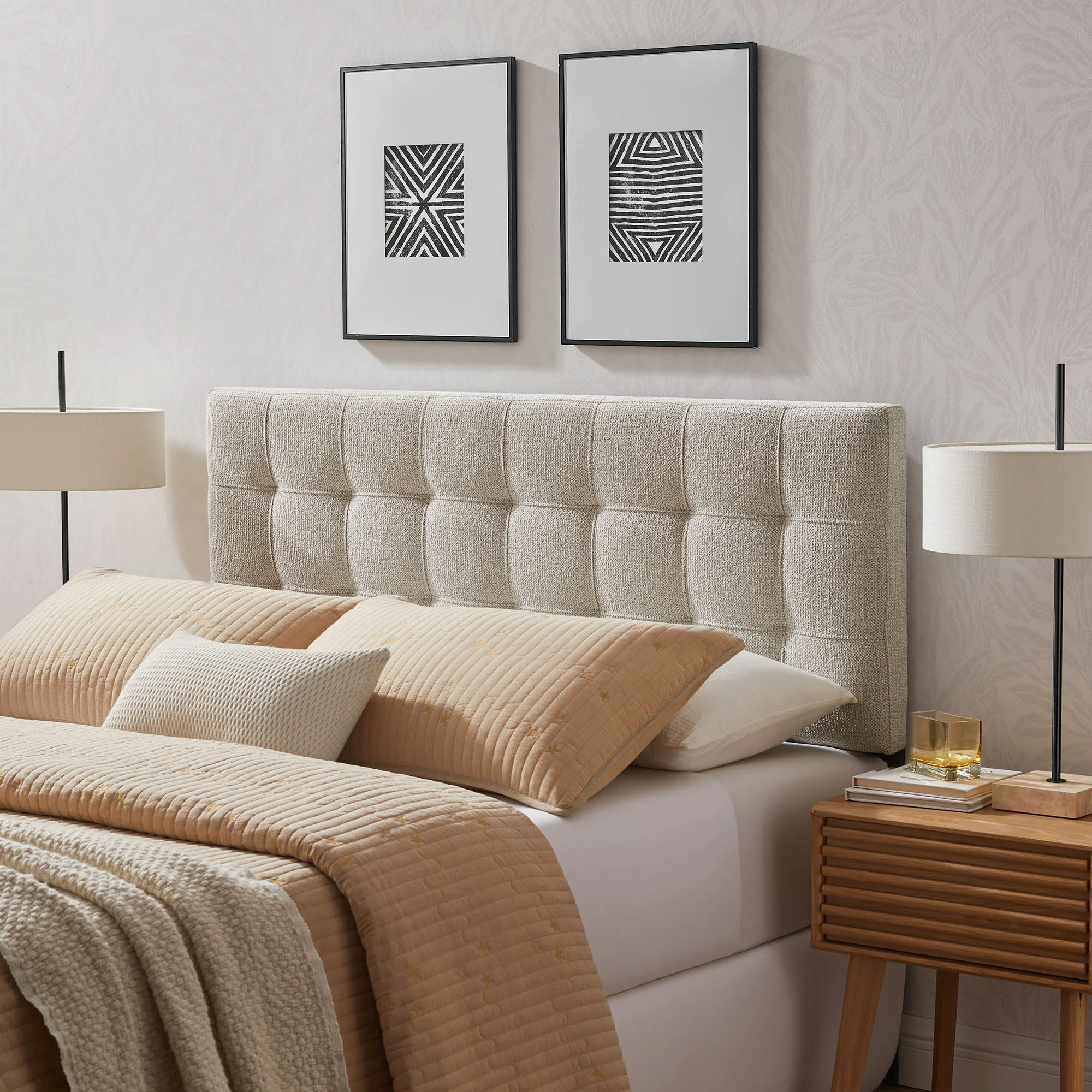 Lily Upholstered King Size Headboard by Modway - Image 6