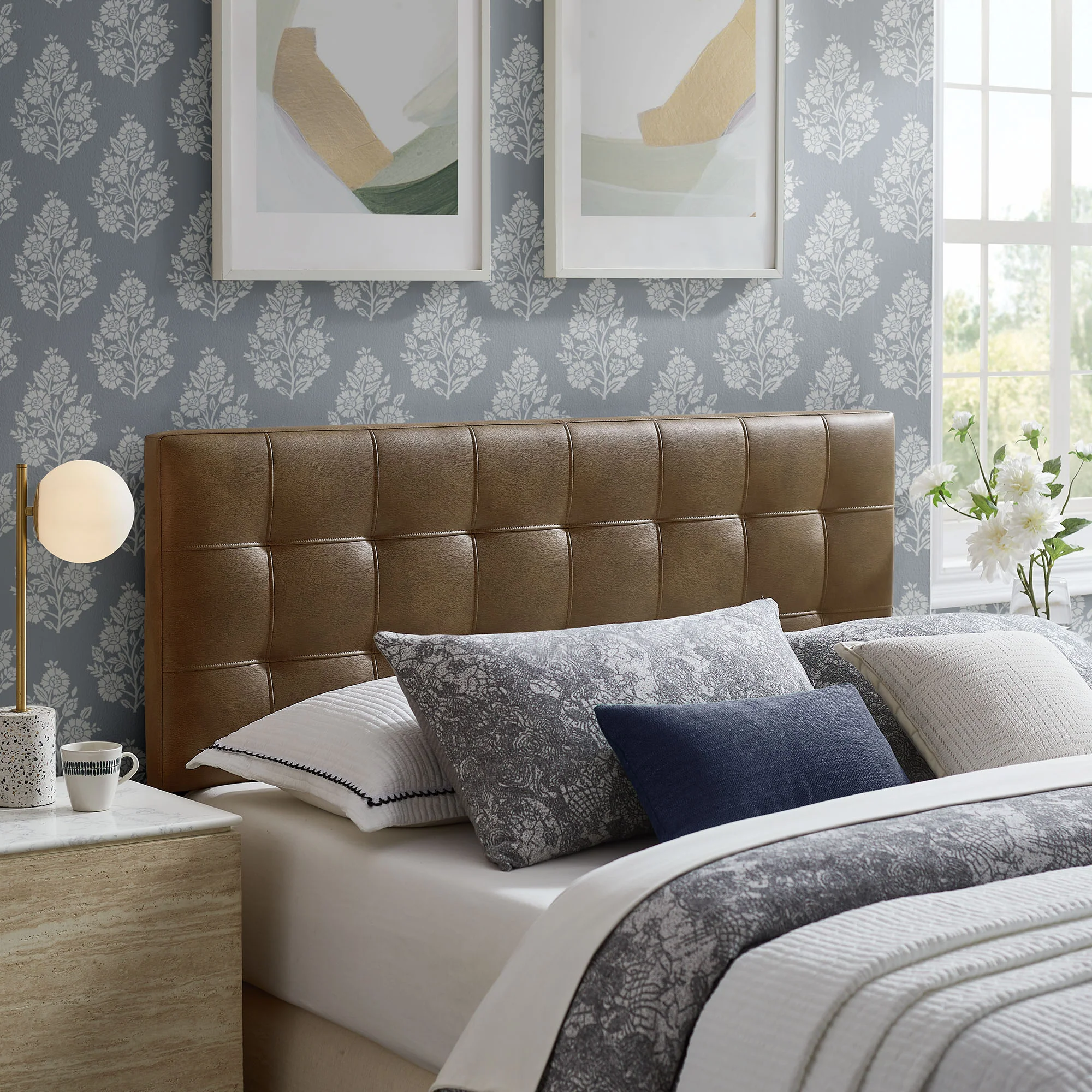 Lily Vegan Leather Full Size Headboard by Modway - Image 6