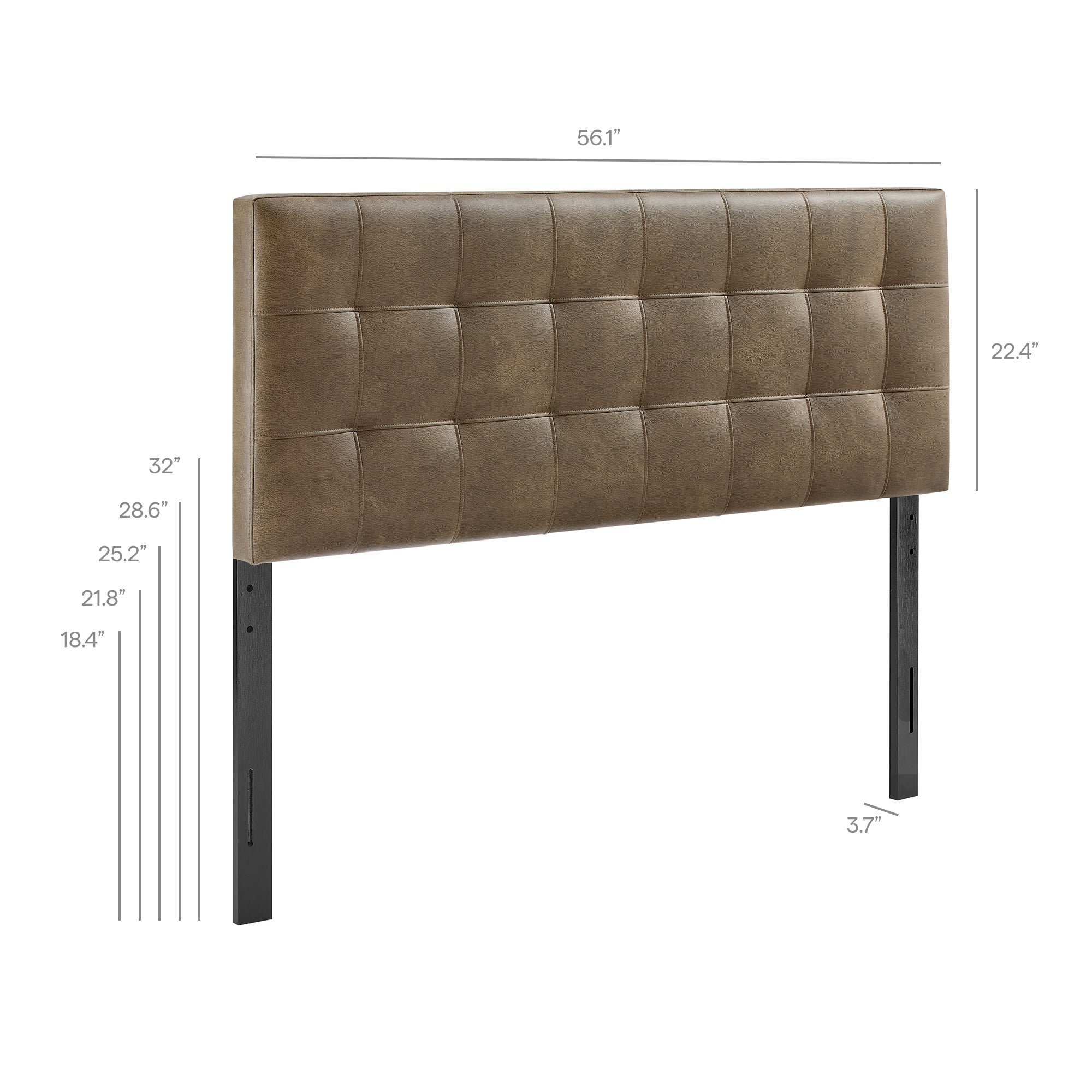 Lily Vegan Leather Full Size Headboard by Modway - Image 8