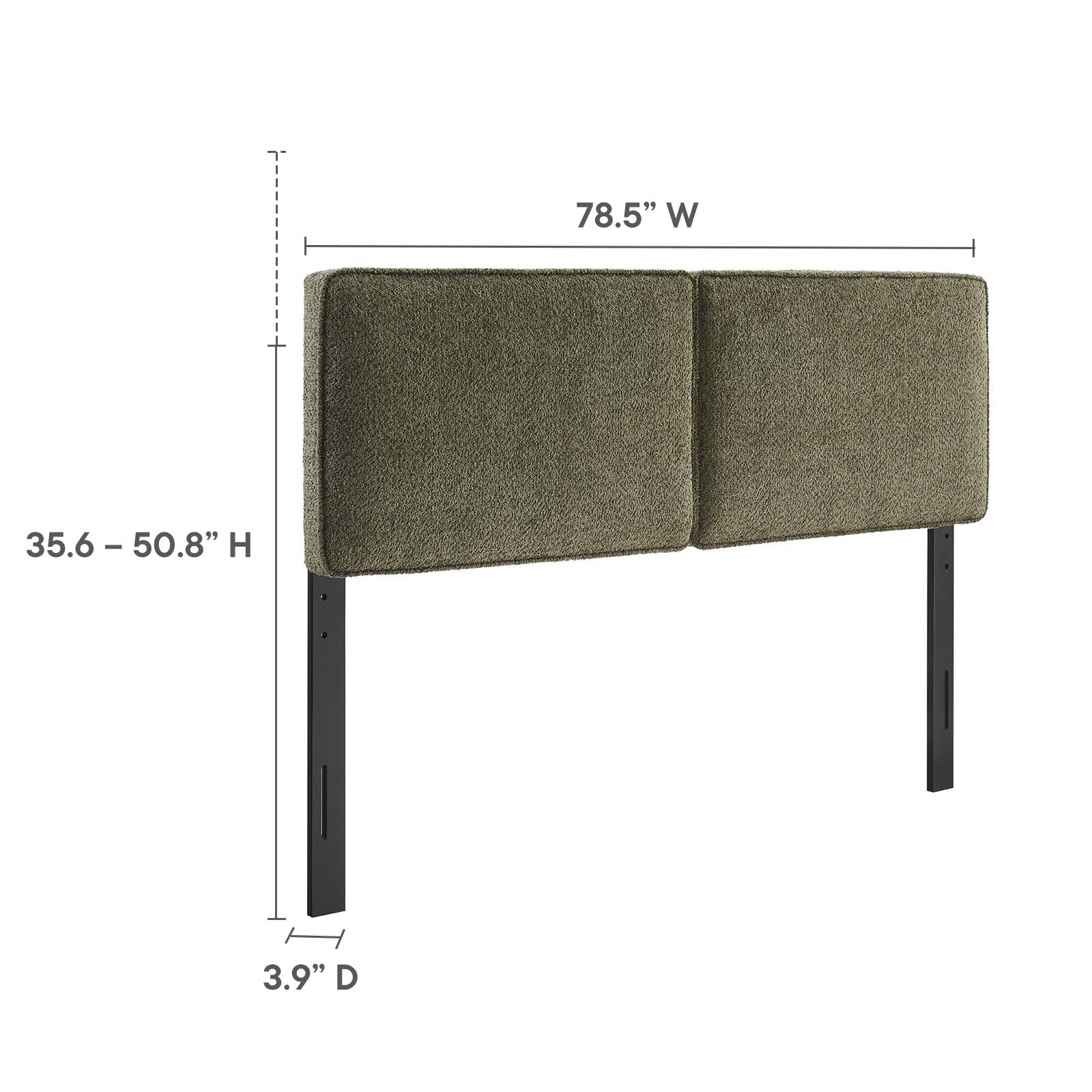 Lindee Boucle Fabric King Headboard By Modway - MOD-7151 - Image 22