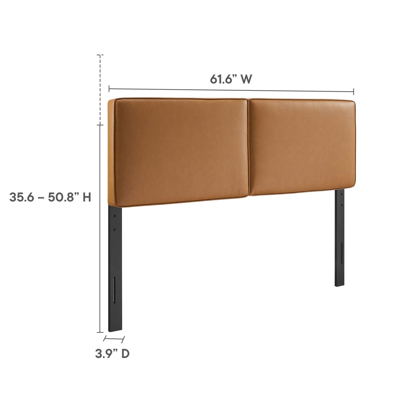 Lindee Vegan Leather Queen Headboard By Modway - MOD-7148 - Image 7
