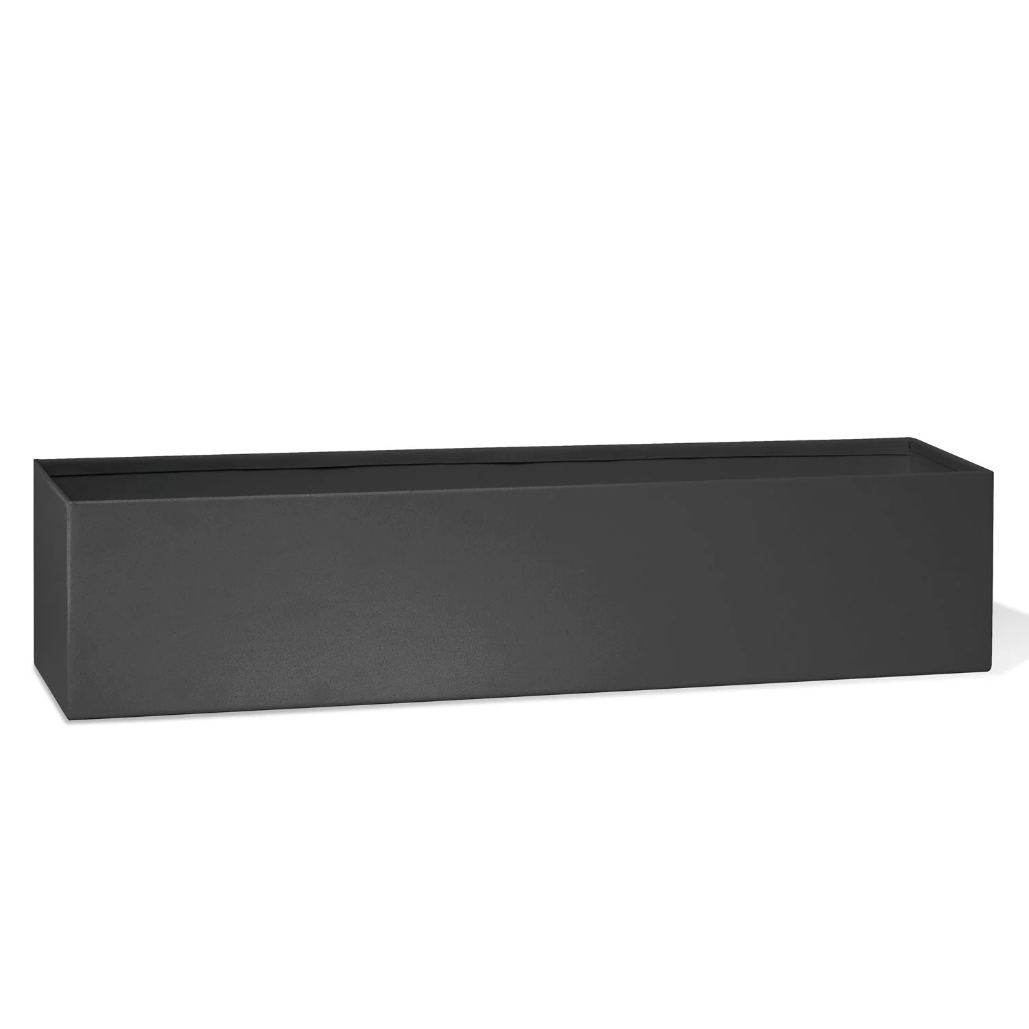 Linear Planter, Black Satin, 18"L By Gold Leaf - Image 2