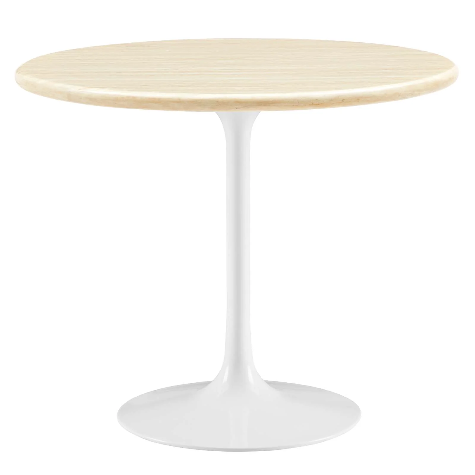 Lippa 36” Round Artificial Travertine Dining Table By Modway - EEI-6748 - Image 2