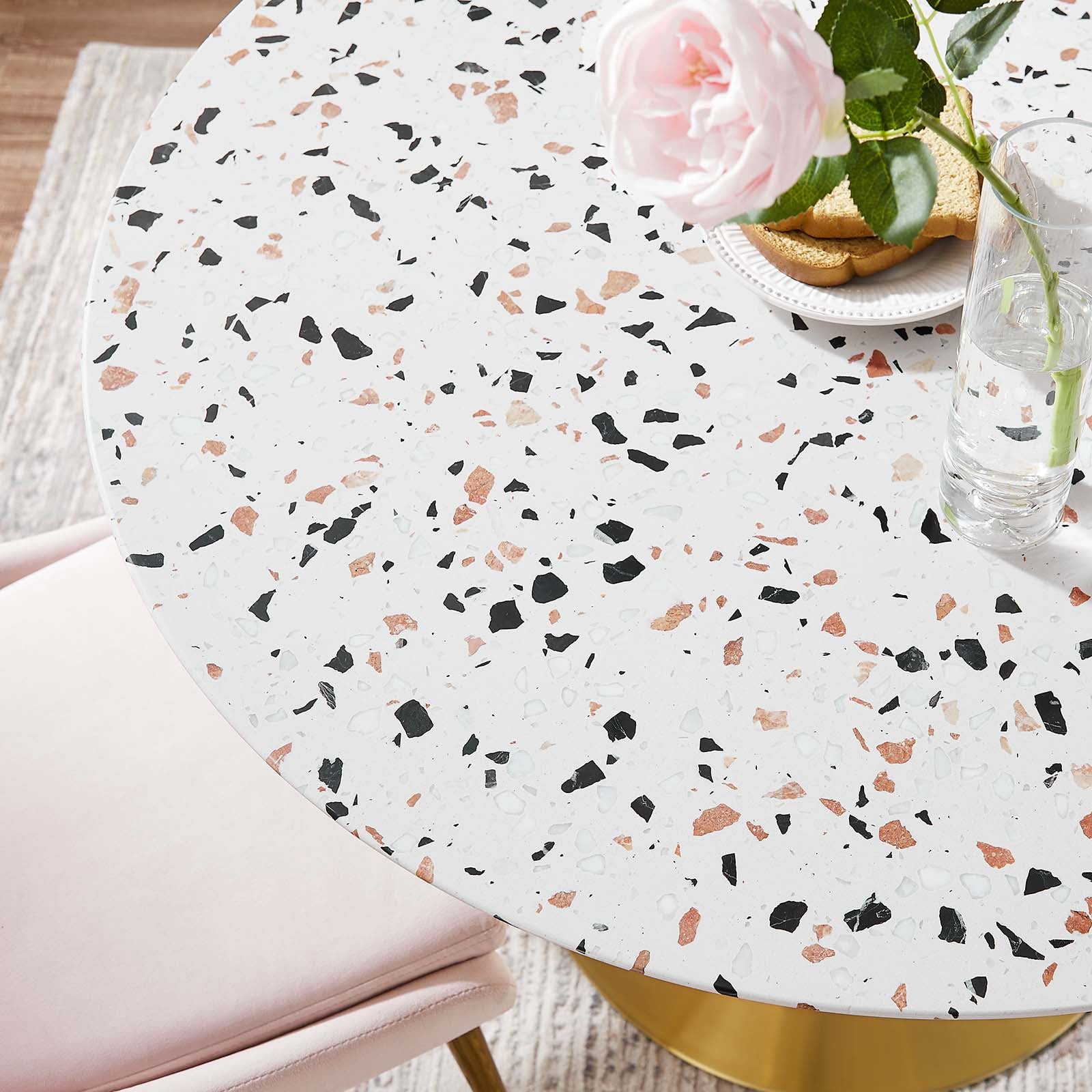 Lippa 40" Round Terrazzo Dining Table By Modway - EEI-5724 - Image 7