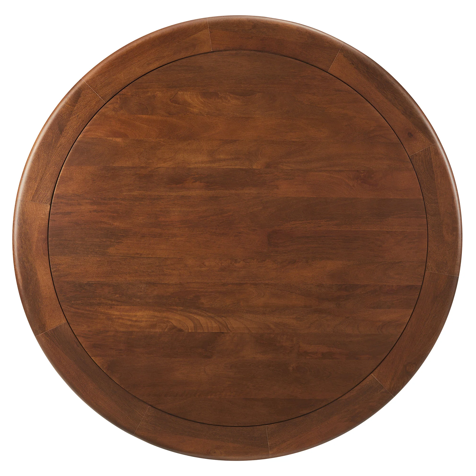 Lippa 48" Round Pedestal Solid Wood Dining Table by Modway - Image 3