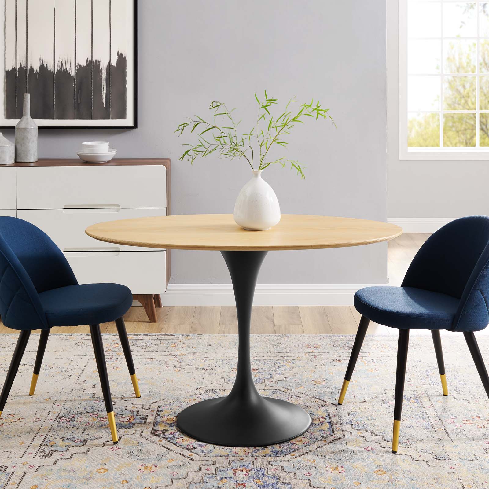 Lippa 48" Wood Oval Dining Table By Modway - EEI-4863