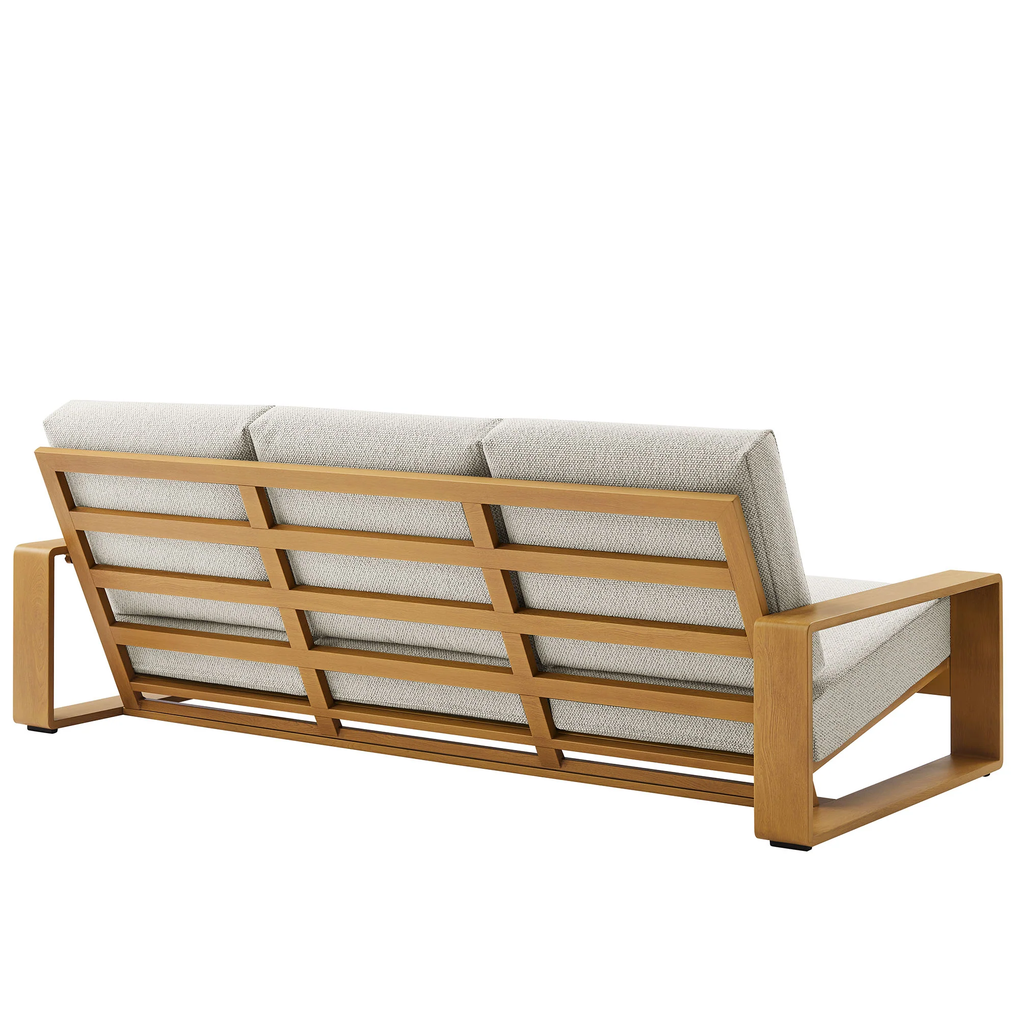 Lirienne Outdoor Patio Aluminum Faux Wood Sofa by Modway - Image 12