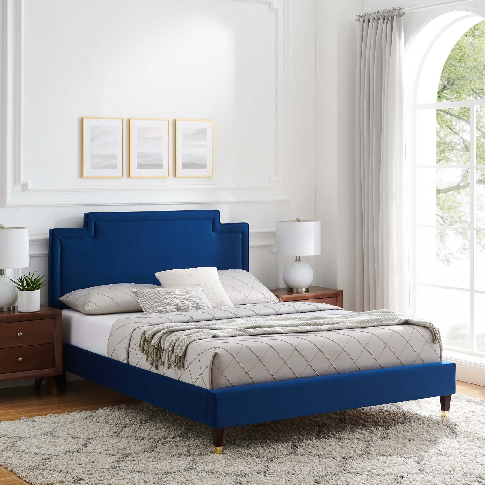 Liva Performance Velvet Full Bed By Modway - MOD-6811 - Image 26