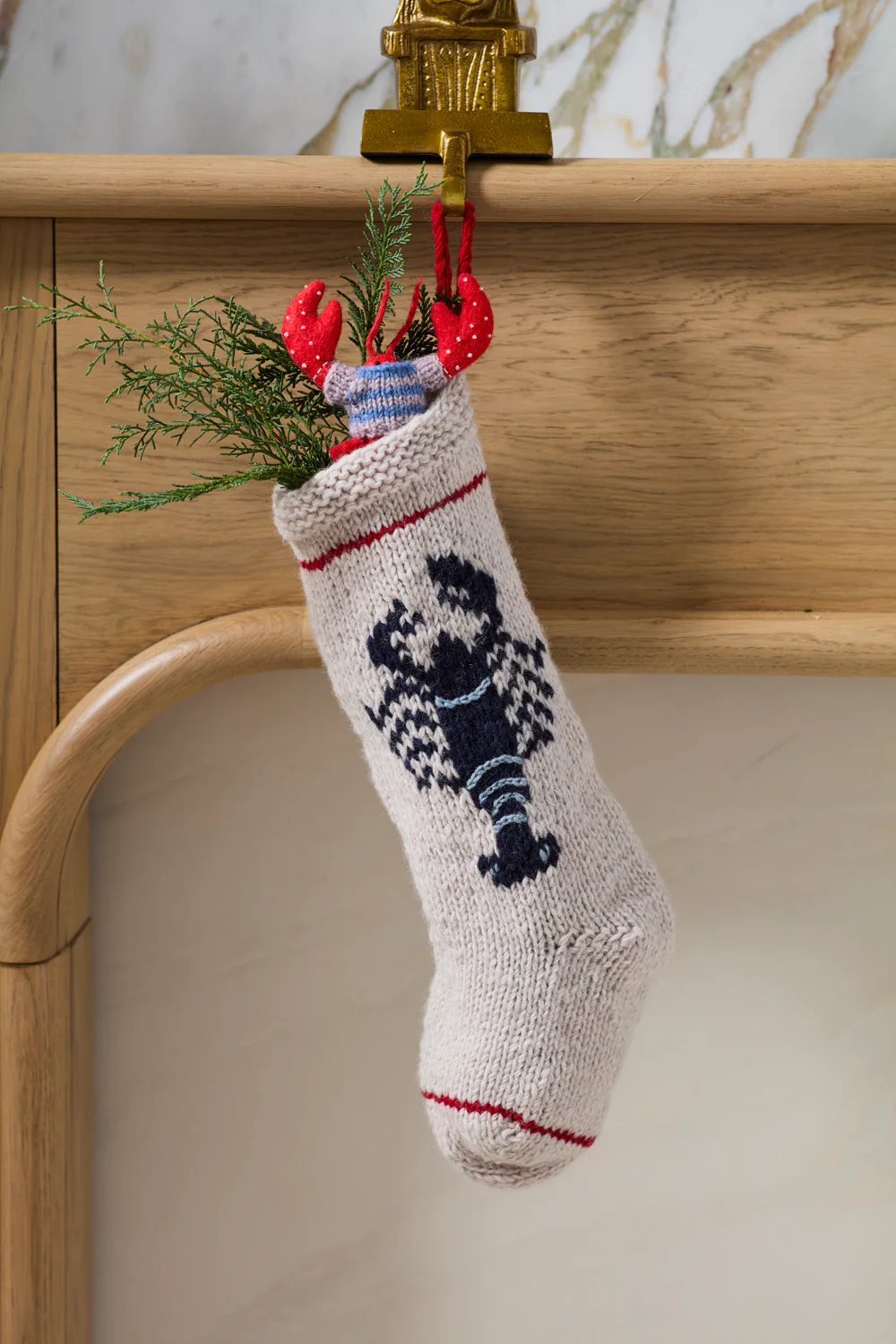 Lobster Stocking Set of 2 By Accent Decor - Image 3