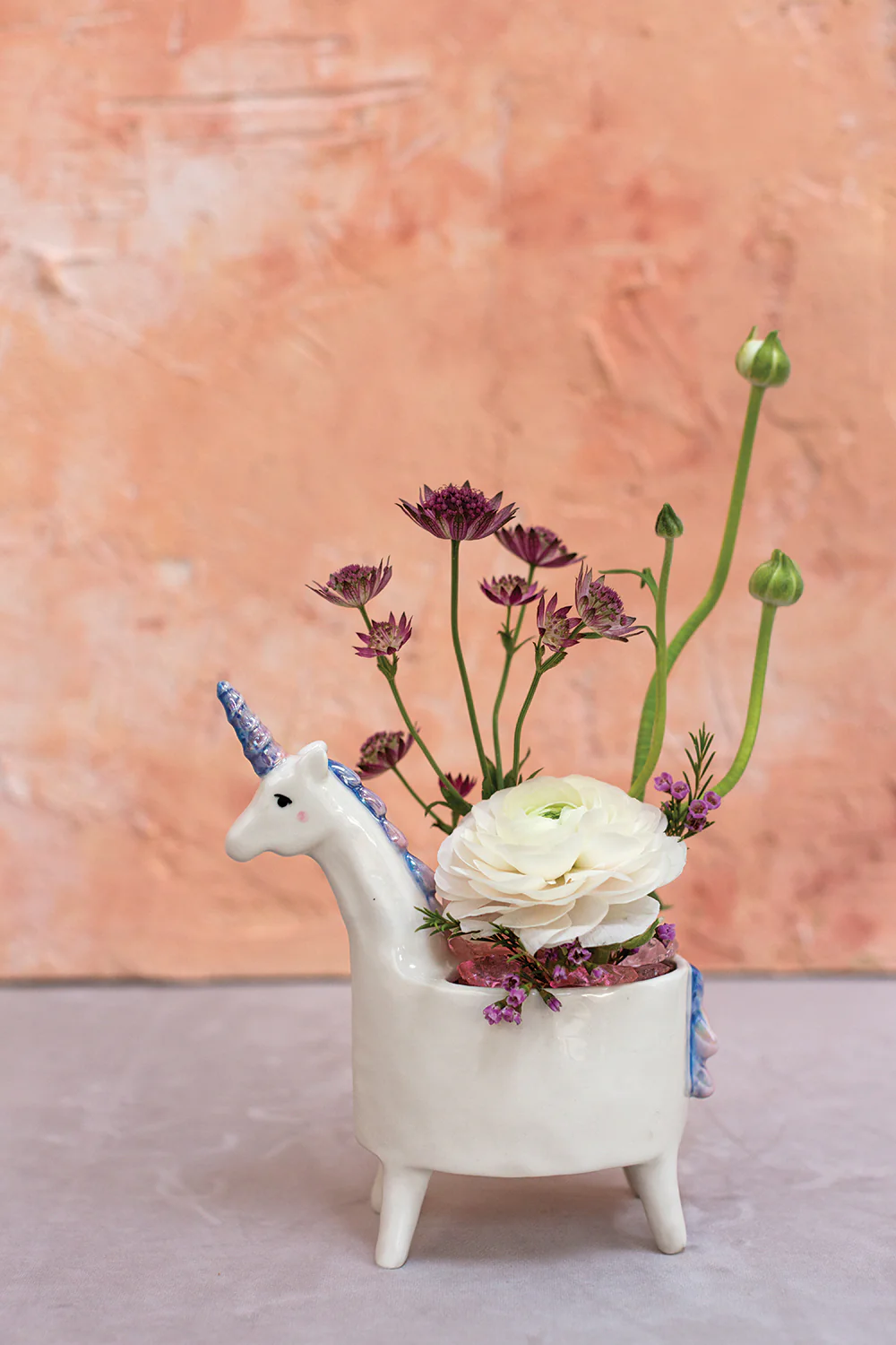 Lolly Unicorn Planter Set of 4 By Accent Decor - Image 6