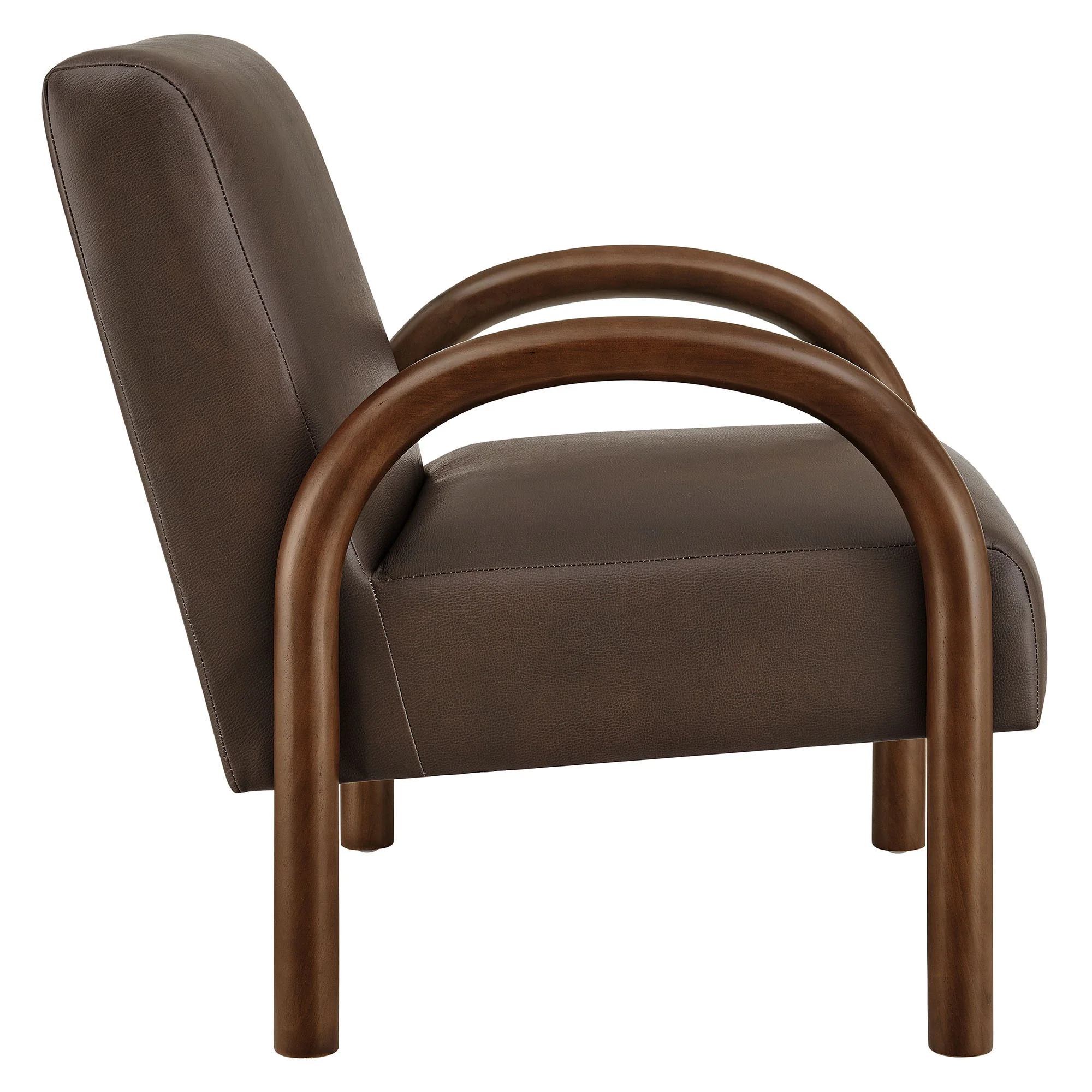 Lunet Faux Leather Upholstered Accent Chair by Modway - Image 3