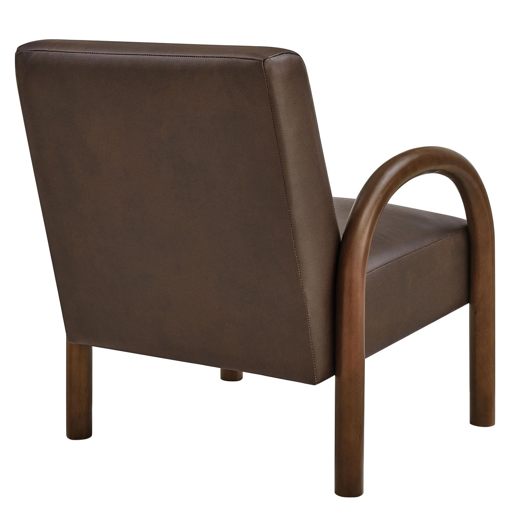 Lunet Faux Leather Upholstered Accent Chair by Modway - Image 4