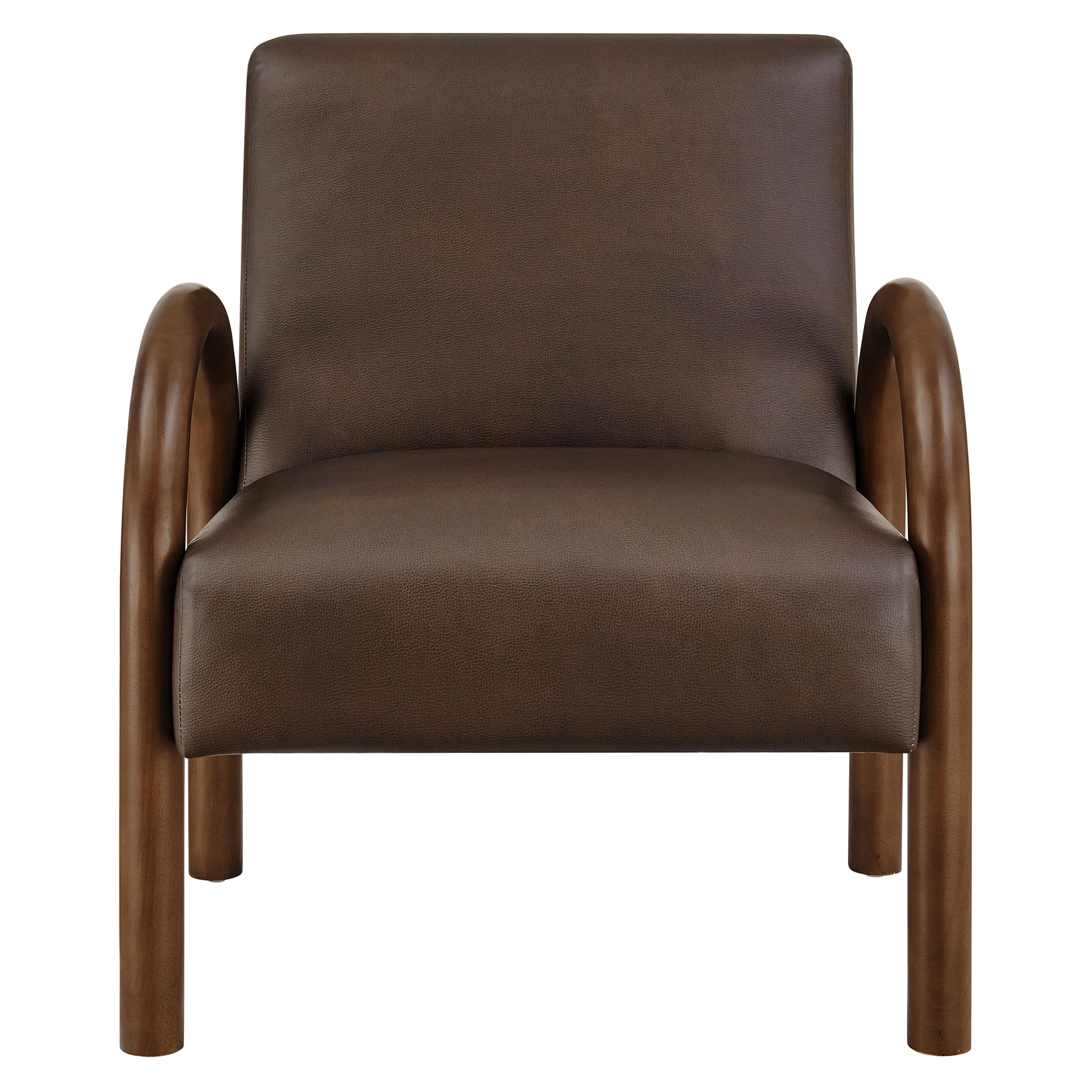 Lunet Faux Leather Upholstered Accent Chair by Modway - Image 5
