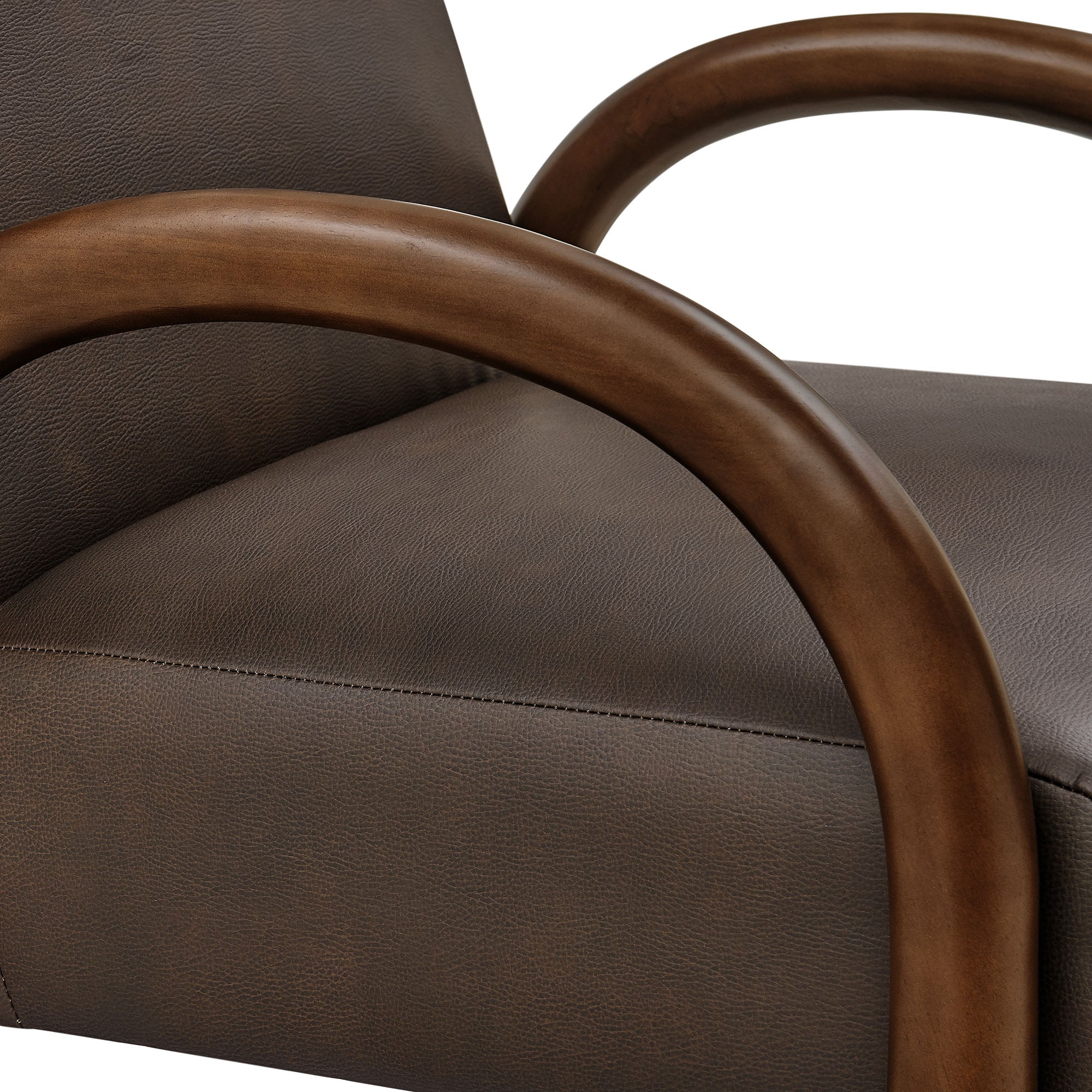 Lunet Faux Leather Upholstered Accent Chair by Modway - Image 6