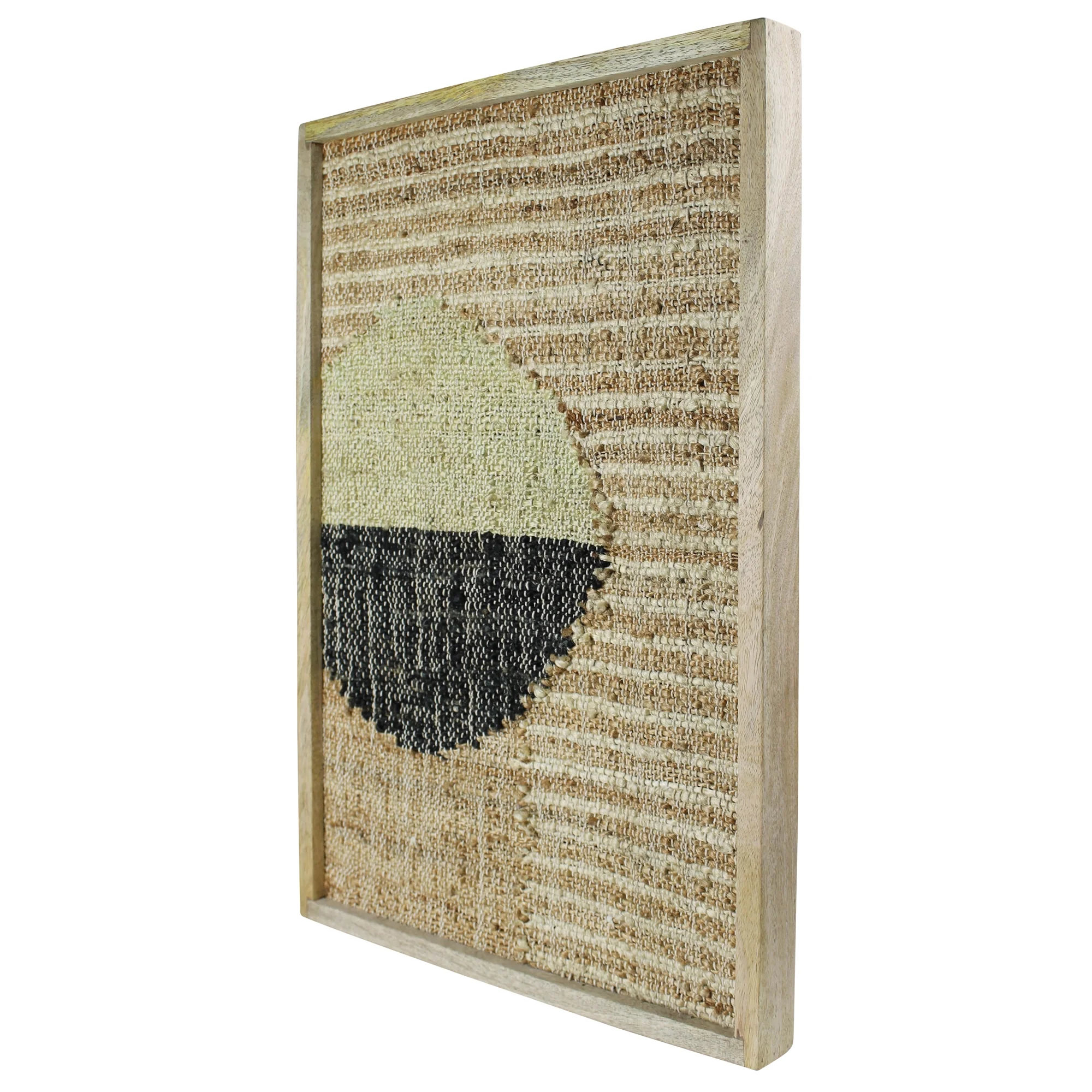 Mana Woven Wall Art, Off-center Circle By HomArt