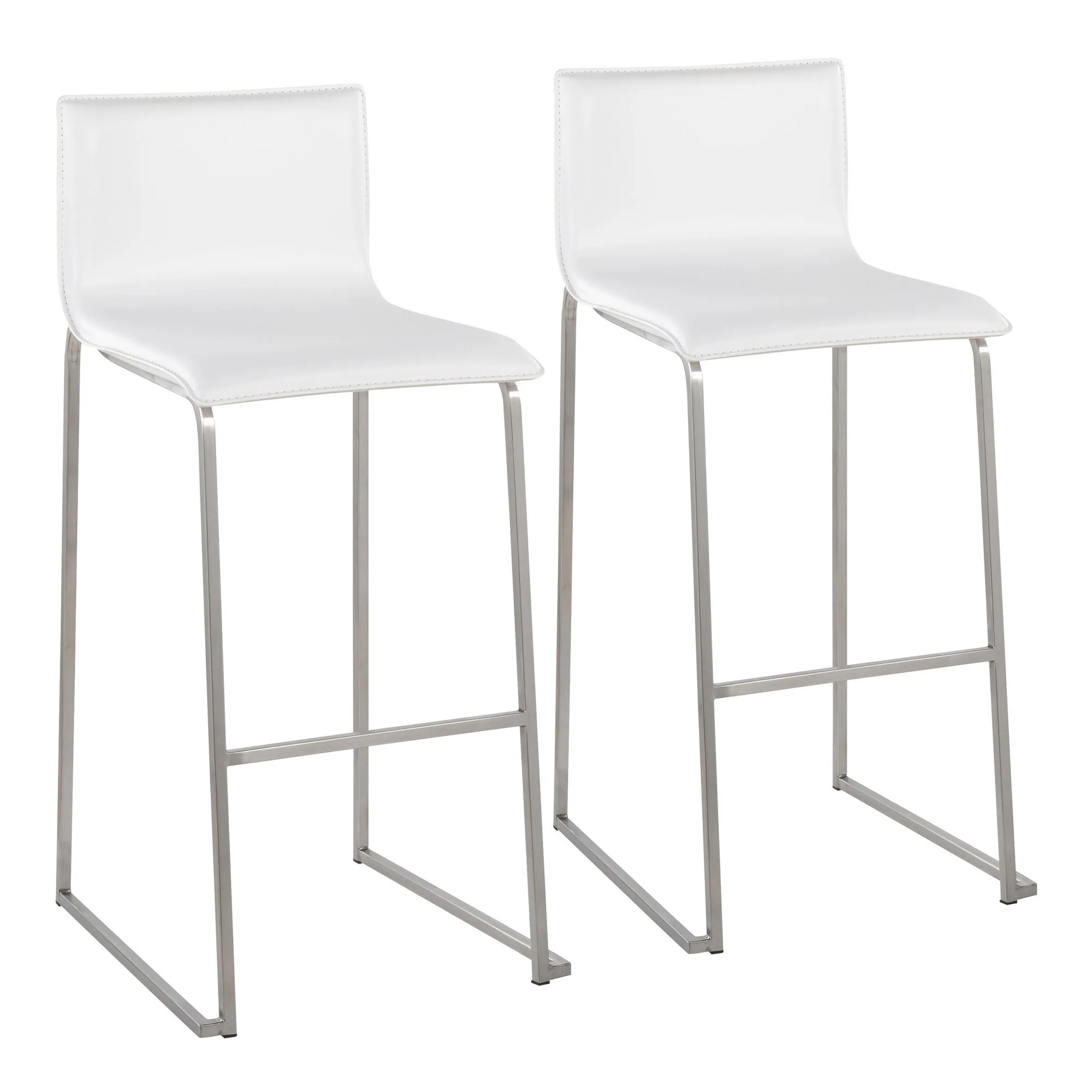 Mara Barstool - Set of 2 Gold White By LumiSource - Image 15