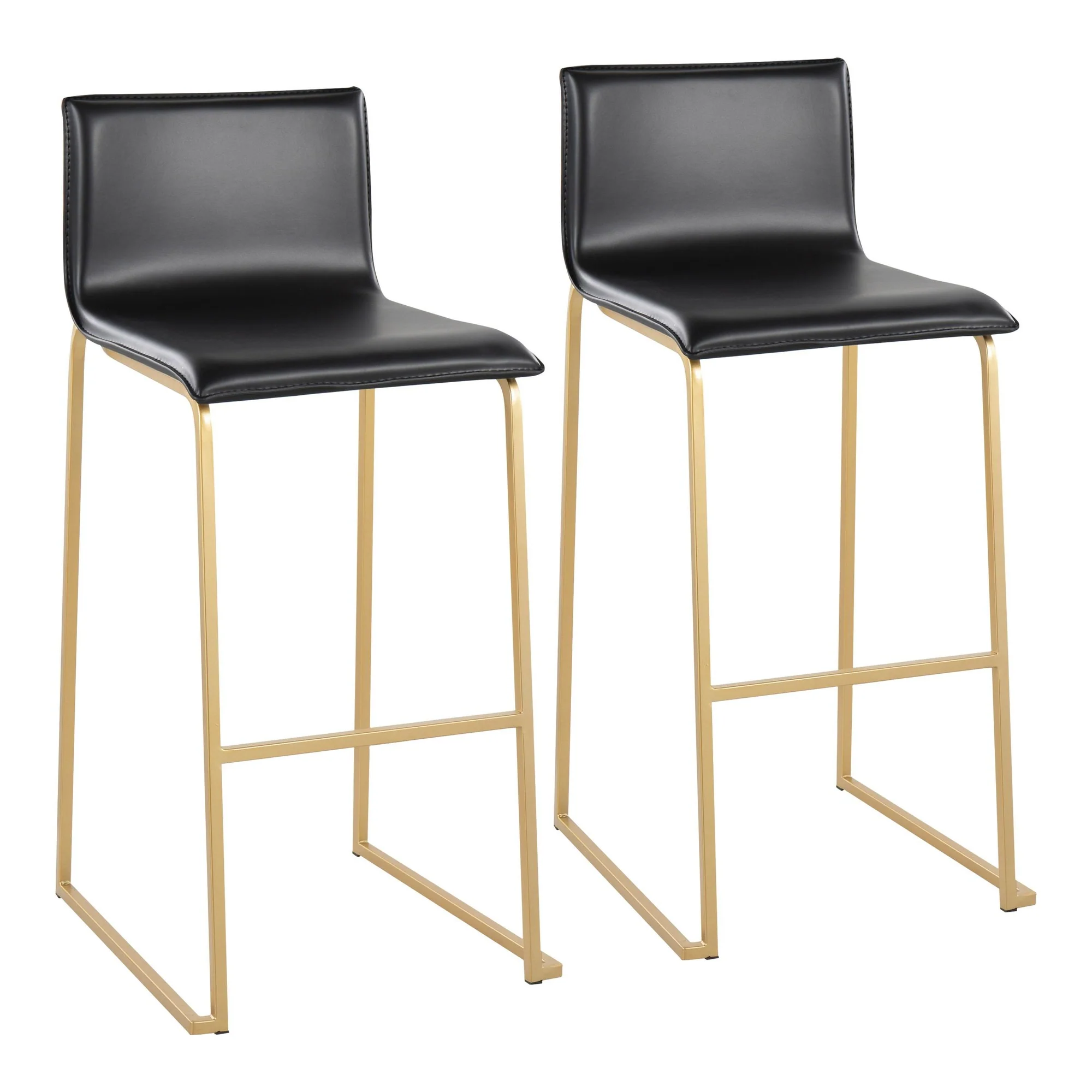 Mara Barstool - Set of 2 Black By LumiSource - B30-MARAUP AUBK2