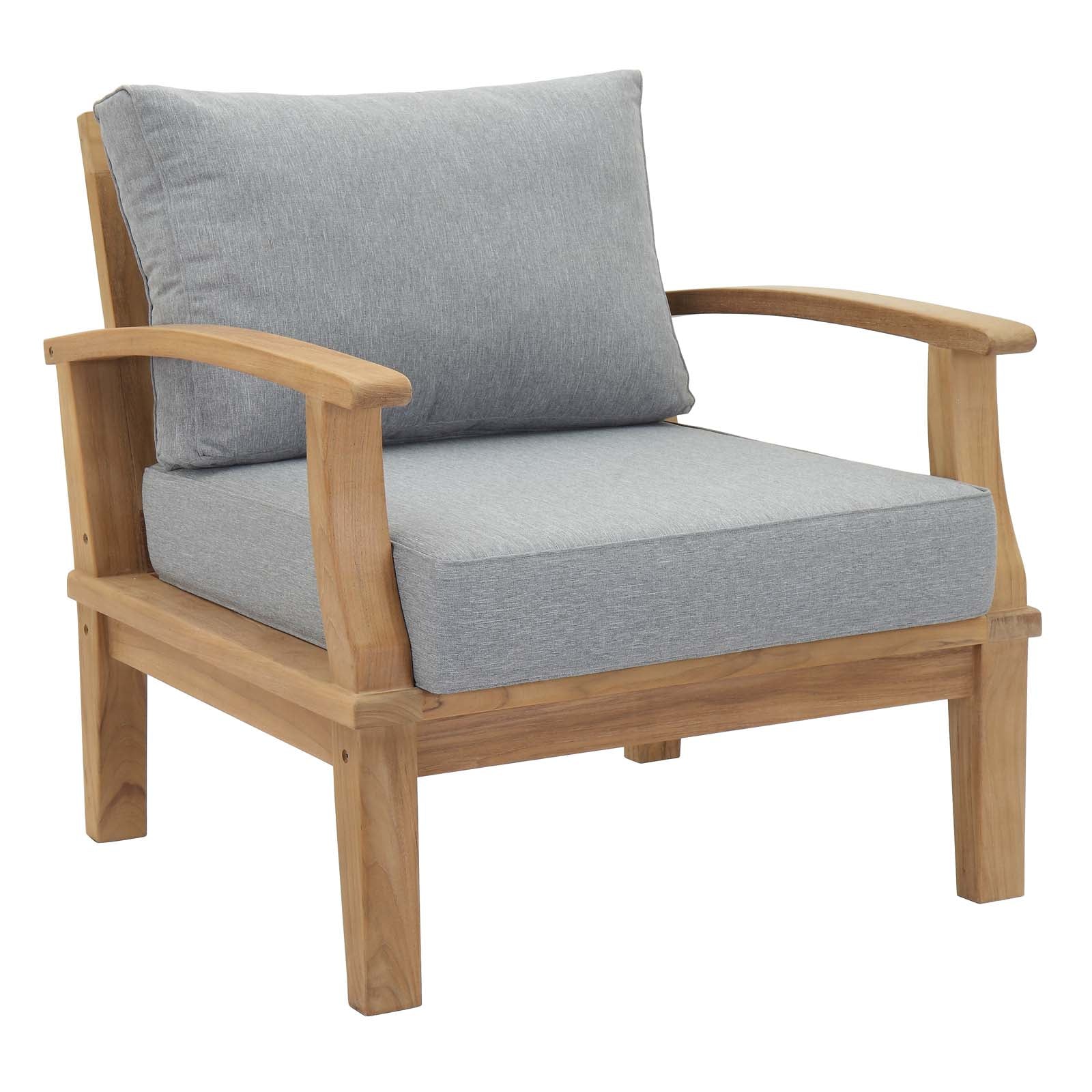 Marina 6 Piece Outdoor Patio Teak Set By Modway - EEI-1597 - Image 3