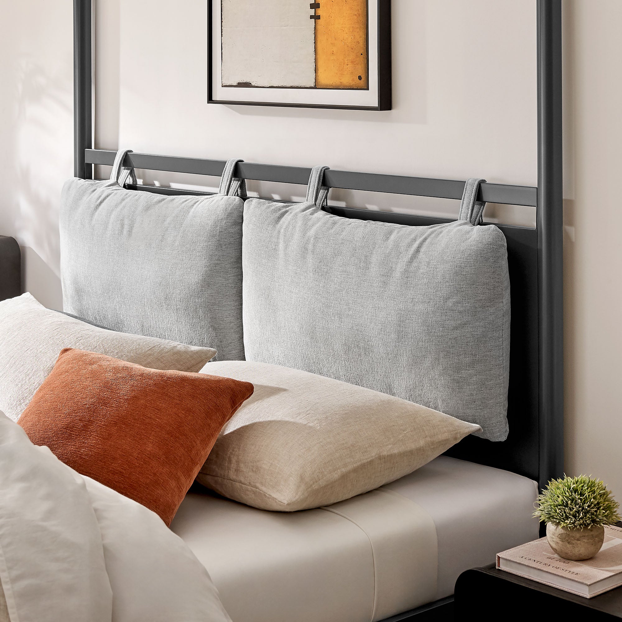 Marlowe 4-Poster Canopy Metal Full Platform Bed by Modway - Image 8