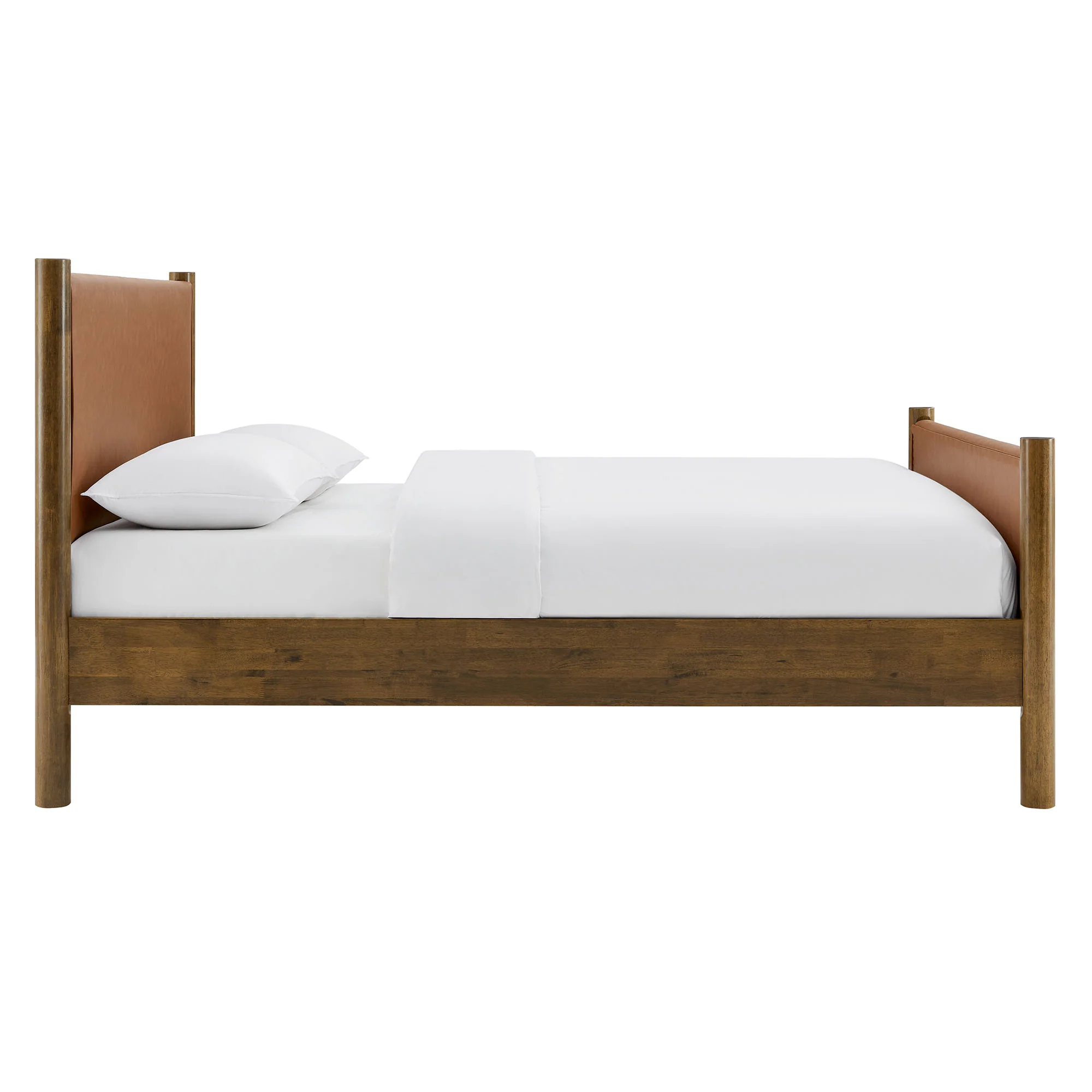 Maven Full Size Vegan Leather Upholstered Platform Bed by Modway - Image 12