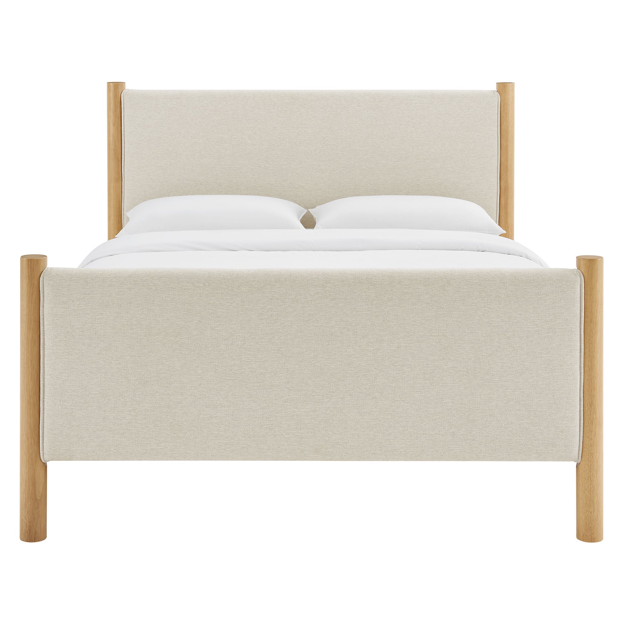 Maven King Size Fabric Upholstered Platform Bed by Modway - Image 5