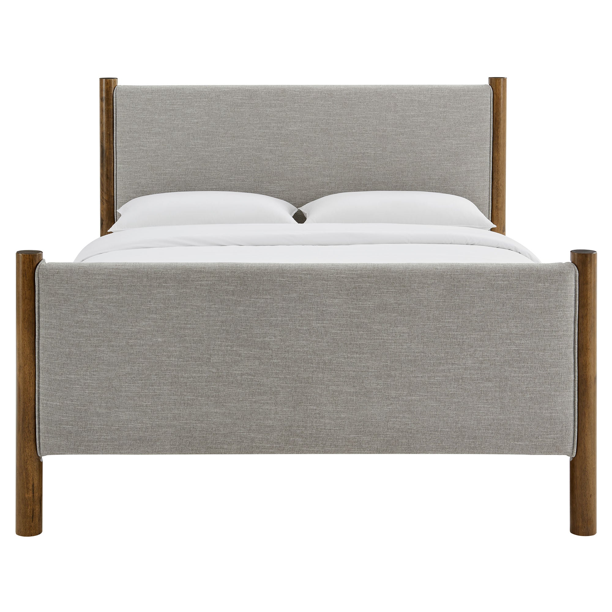 Maven Queen Size Fabric Upholstered Platform Bed by Modway - Image 31