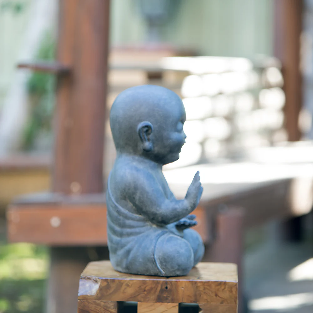 Meditating Shaolin Set of 2 By Garden Age Supply - Image 2