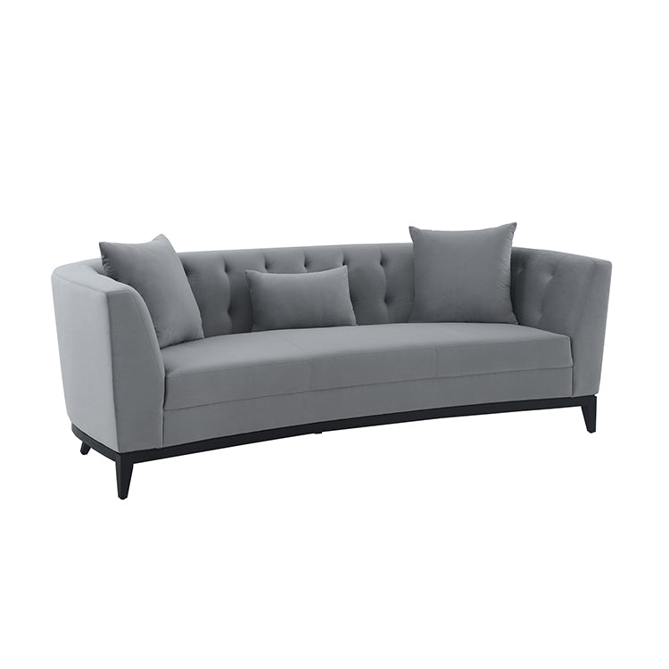 Melange 3 Piece Blue Velvet Living Room Seating Set By Armen Living - Image 10