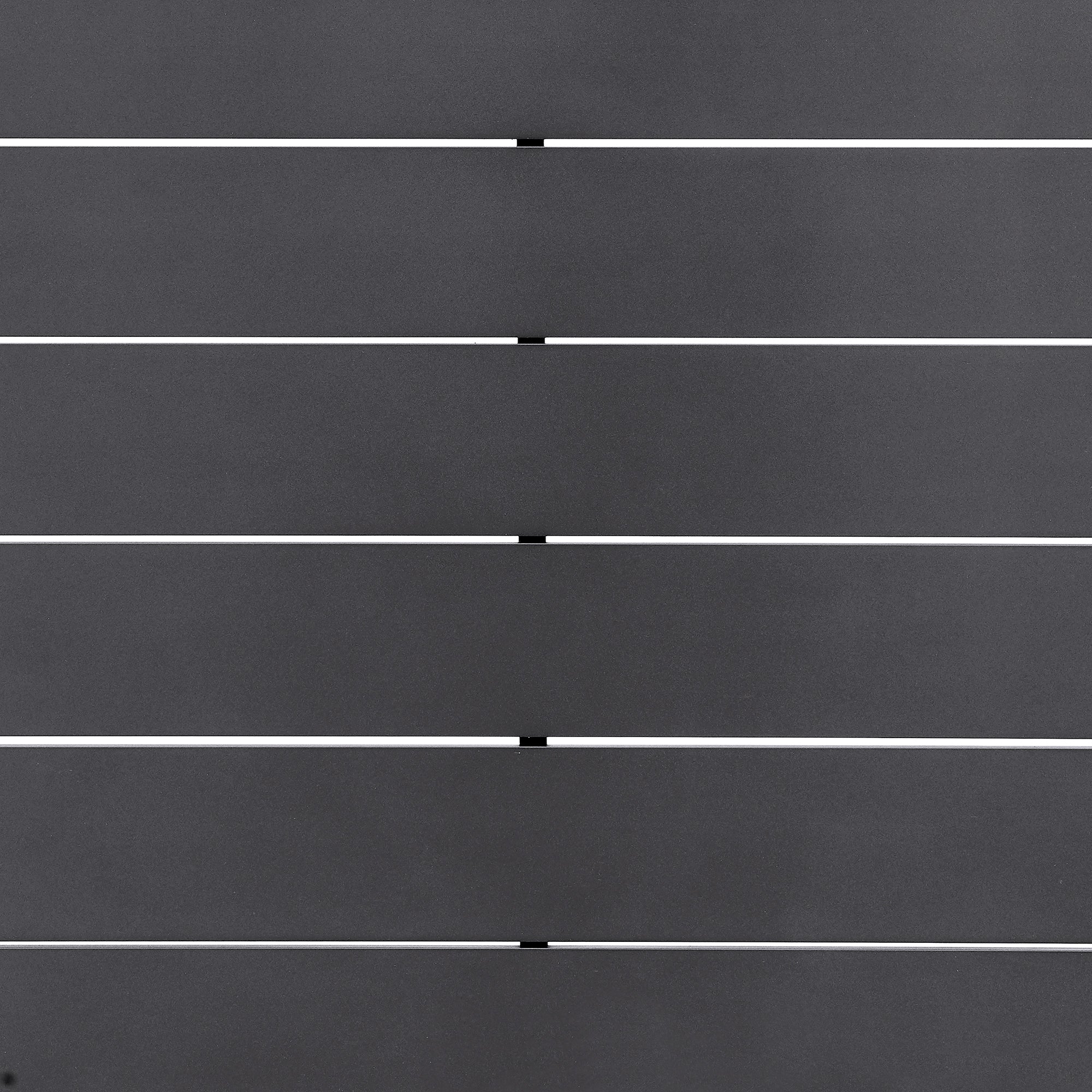 Menorca Outdoor Patio 7-Piece Dining Table Set in Aluminum with Gray Cushions By Armen Living - Image 9