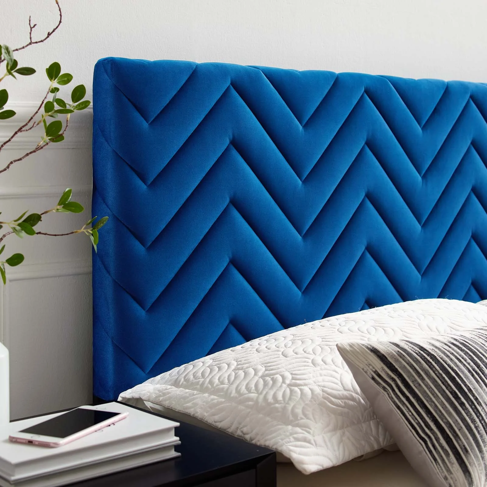 Mercy Chevron Tufted Performance Velvet Twin Headboard By Modway - MOD-6658 - Image 24