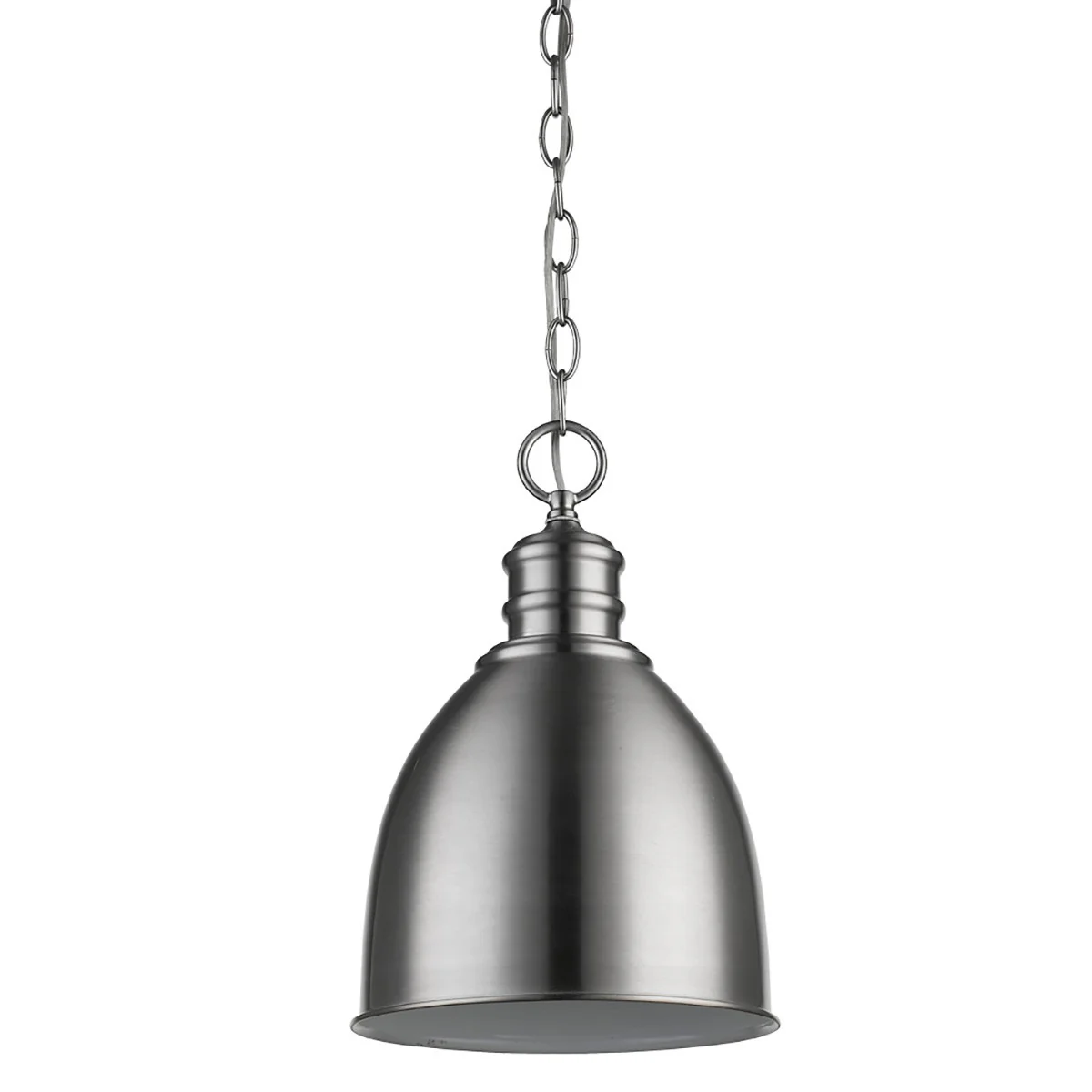 Minimalist Silver Metal Pendant Hanging Light By Homeroots