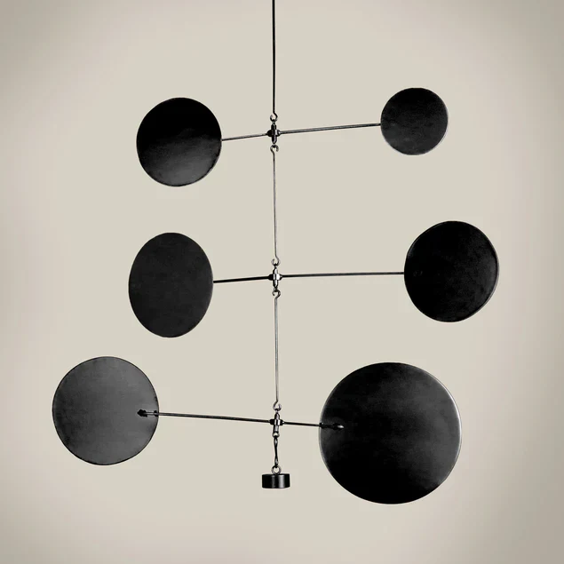 Mobile 3pc Set 'Majestic Black By Gold Leaf Design Group