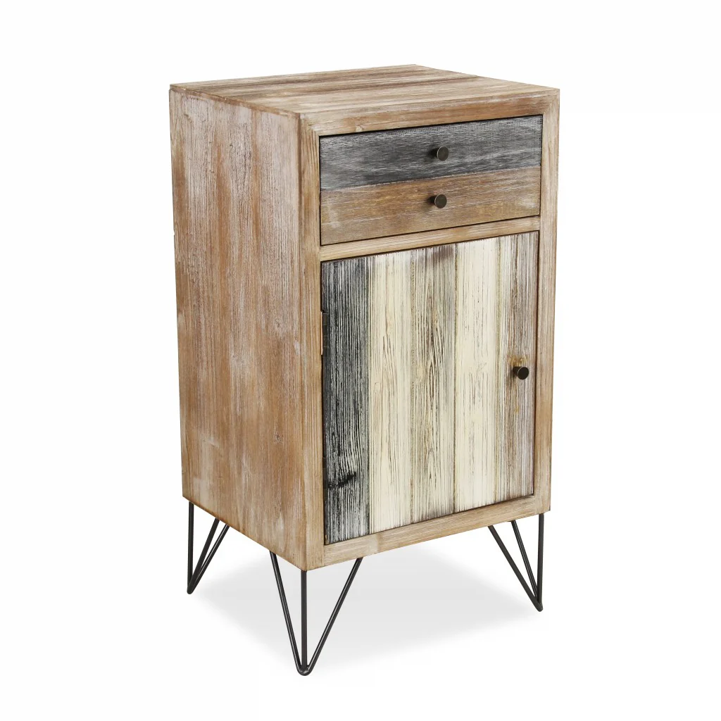 Modern Urban Rustic End Or Side Table By Homeroots