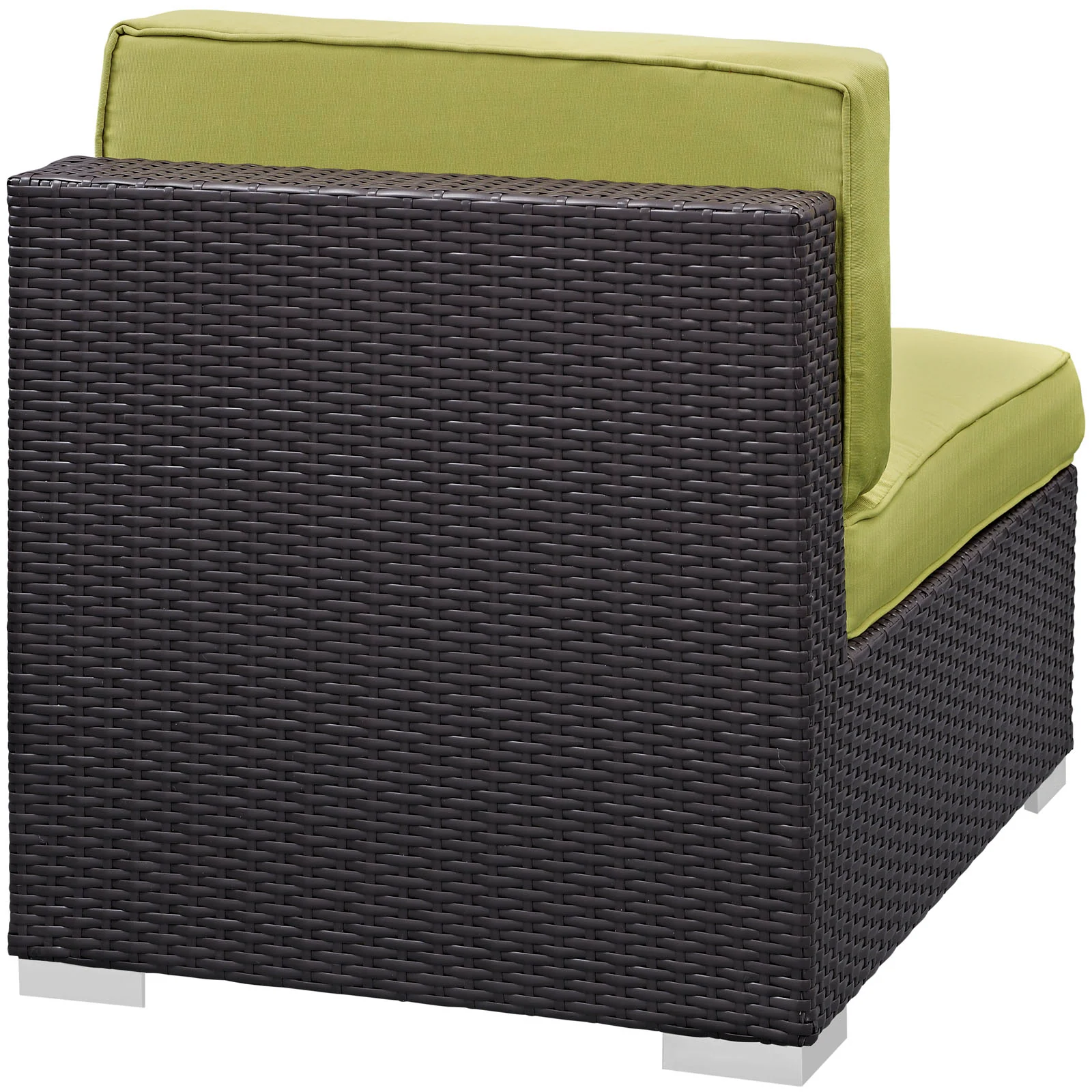 Modway Gather Outdoor Patio Armless Chair Set of 2 - Image 4