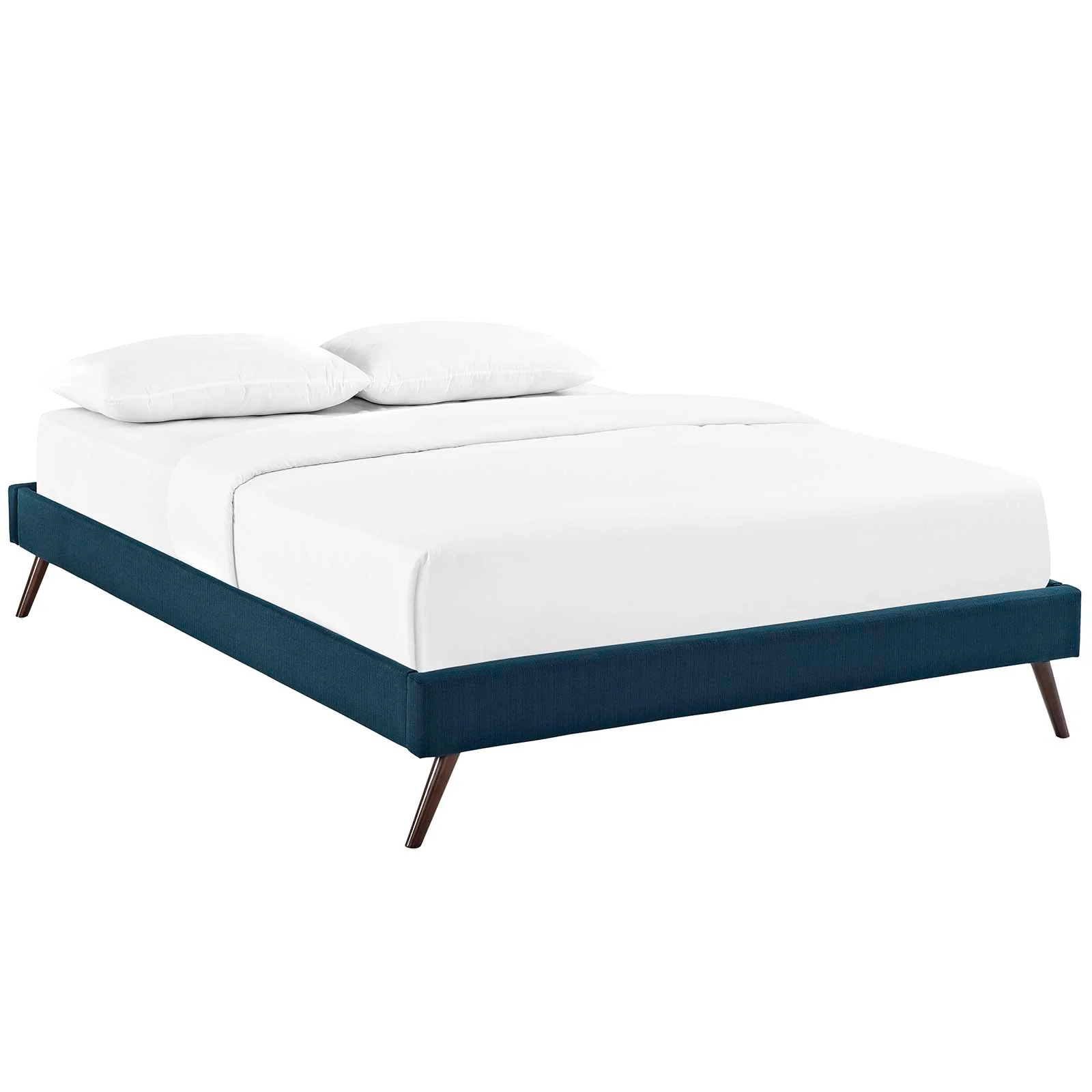Modway Helen Fabric Full Bed Frame with Round Splayed Legs - Image 2