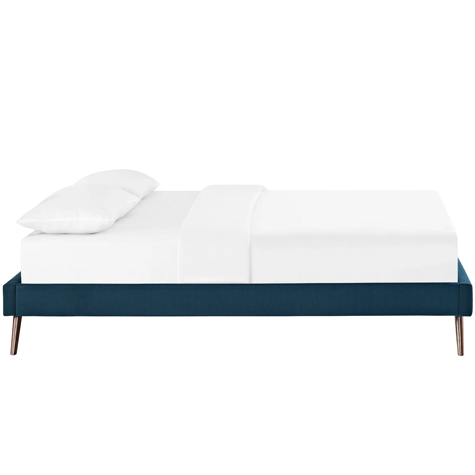 Modway Helen Fabric Full Bed Frame with Round Splayed Legs - Image 4