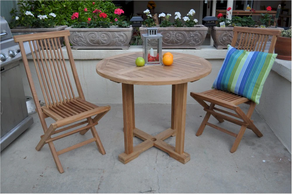 Montage Bristol 3-Pieces Dining Set By Anderson Teak