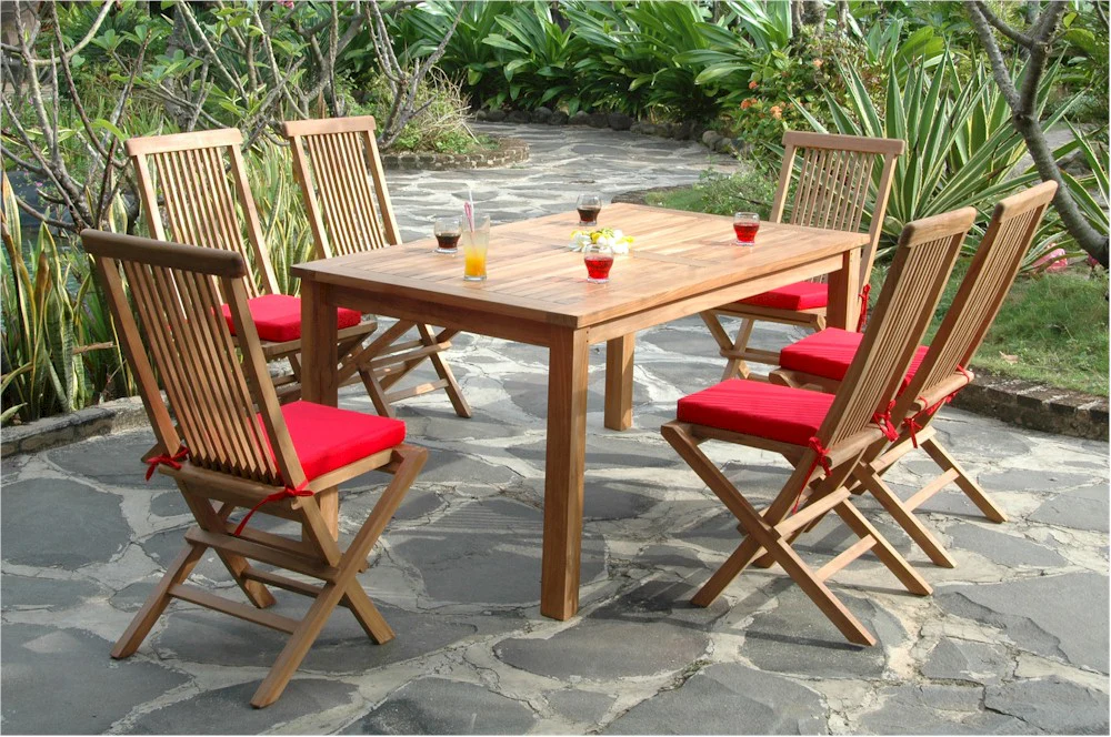 Montage Bristol 7-Pieces Dining Set By Anderson Teak